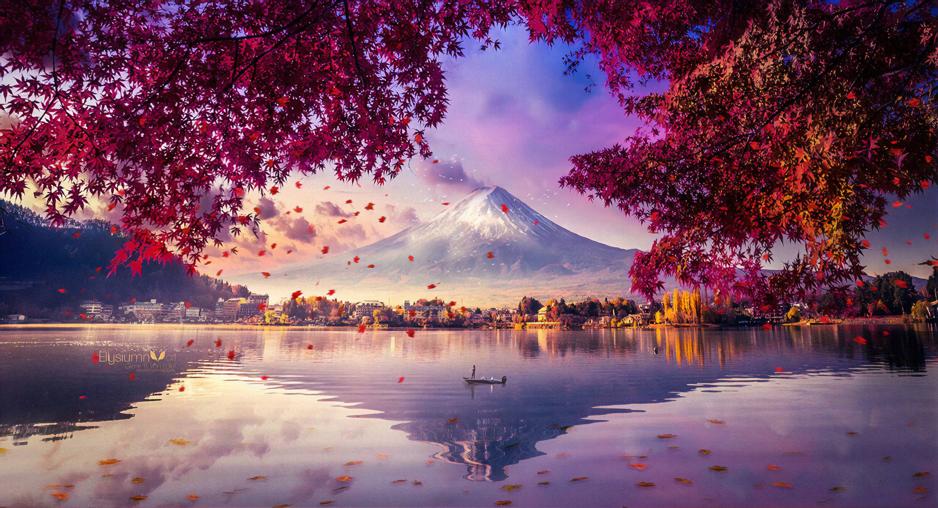 Fuji-vuori Japani Järvi 4k