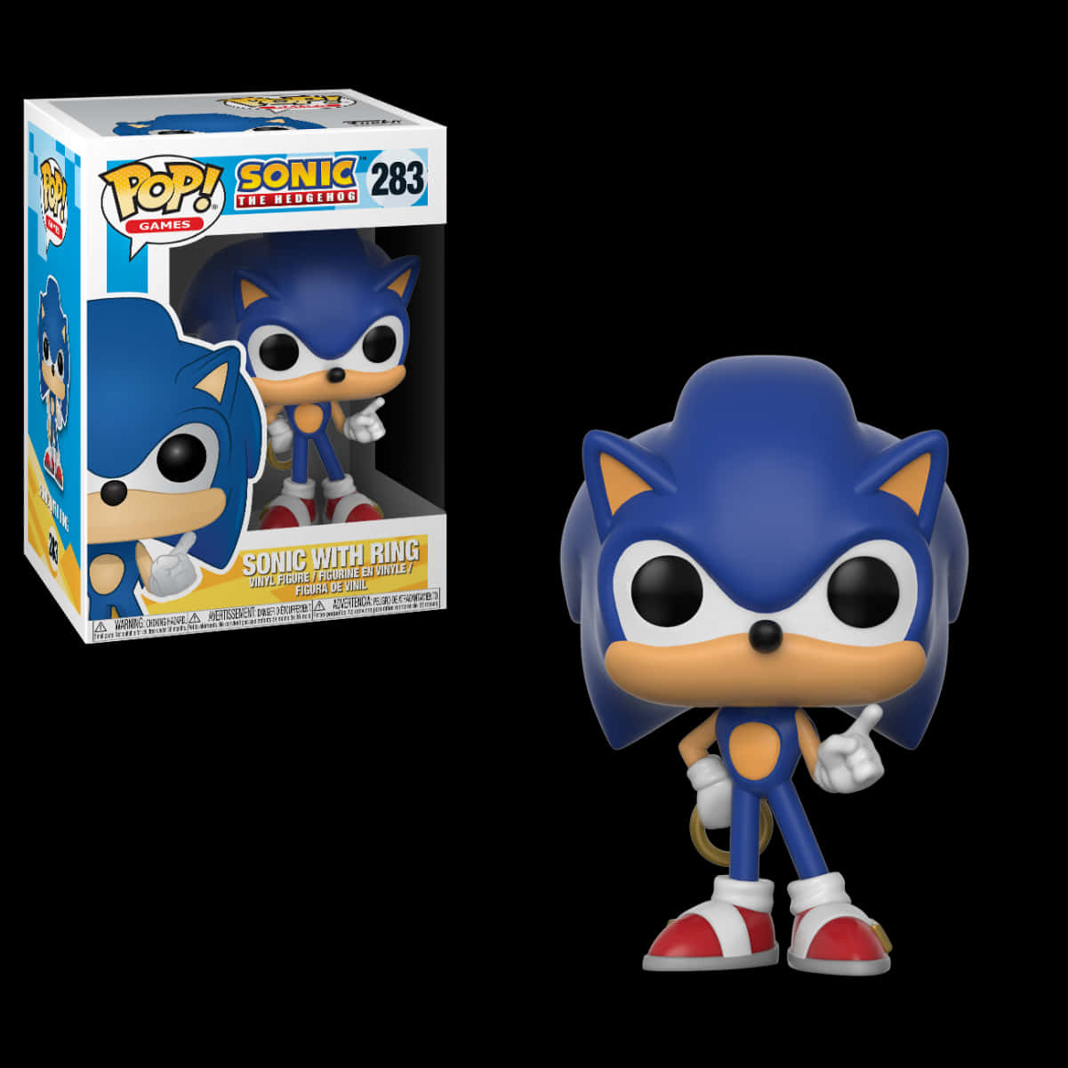 Funko Pop Sonic sormuksen kanssa -hahmo Taustakuvat
