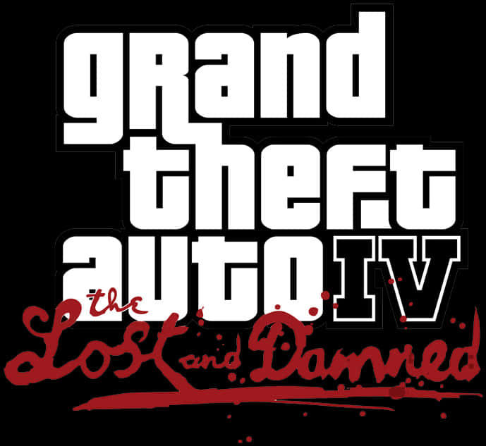 G T A I V The Lost and Damned -logo Taustakuvat