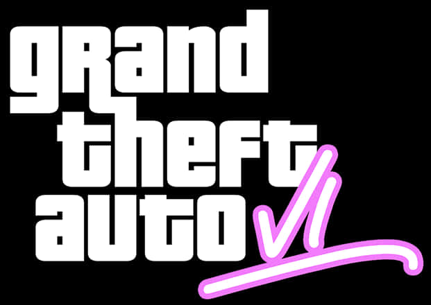 G T A V I -logo musta tausta Taustakuvat