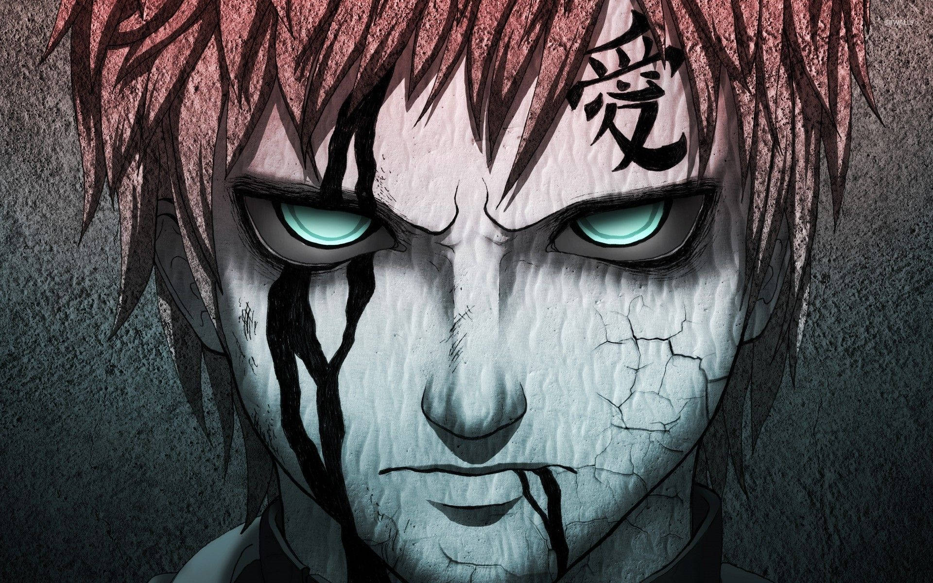 Kuva Gaarasta Naruto Shippuden -animesta työpöydän taustakuvaksi.