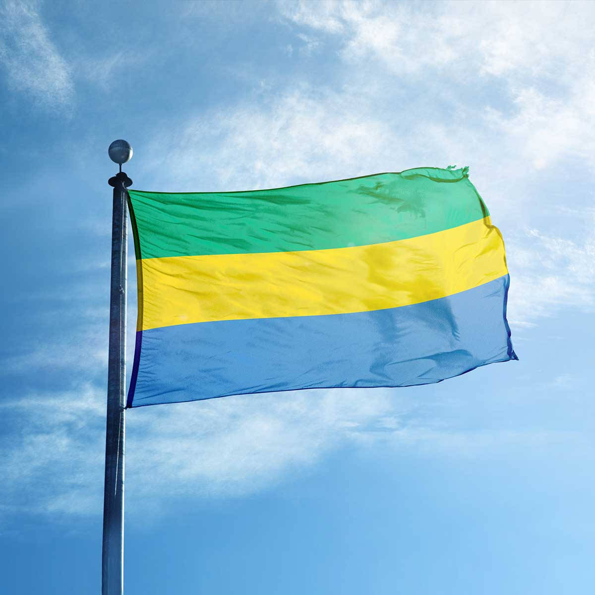Gabonin lippu täydessä salossa Taustakuvat