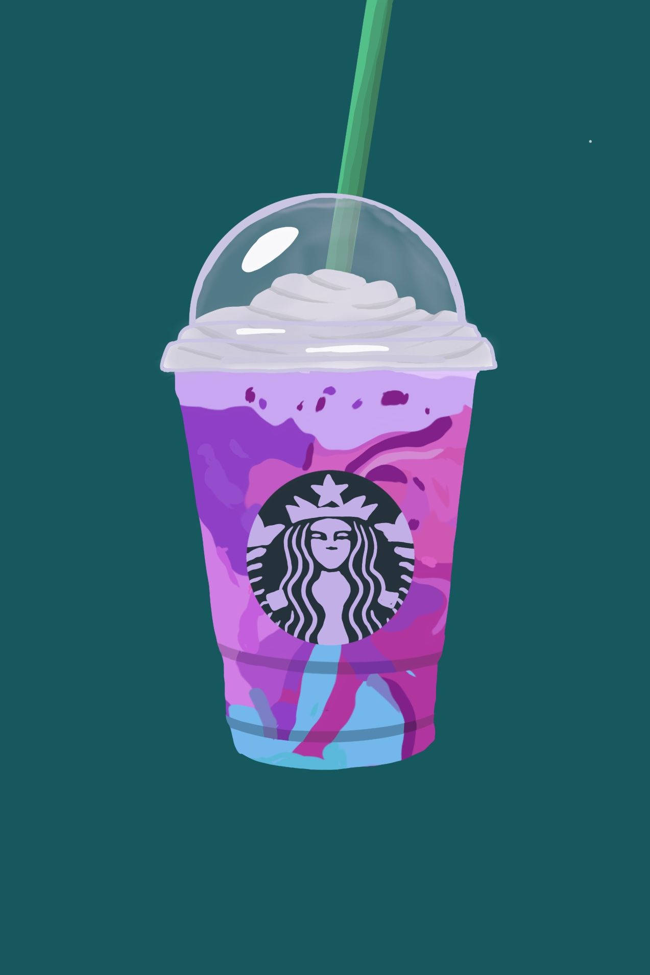 Galaksi Starbucks iPhone Taustakuvat