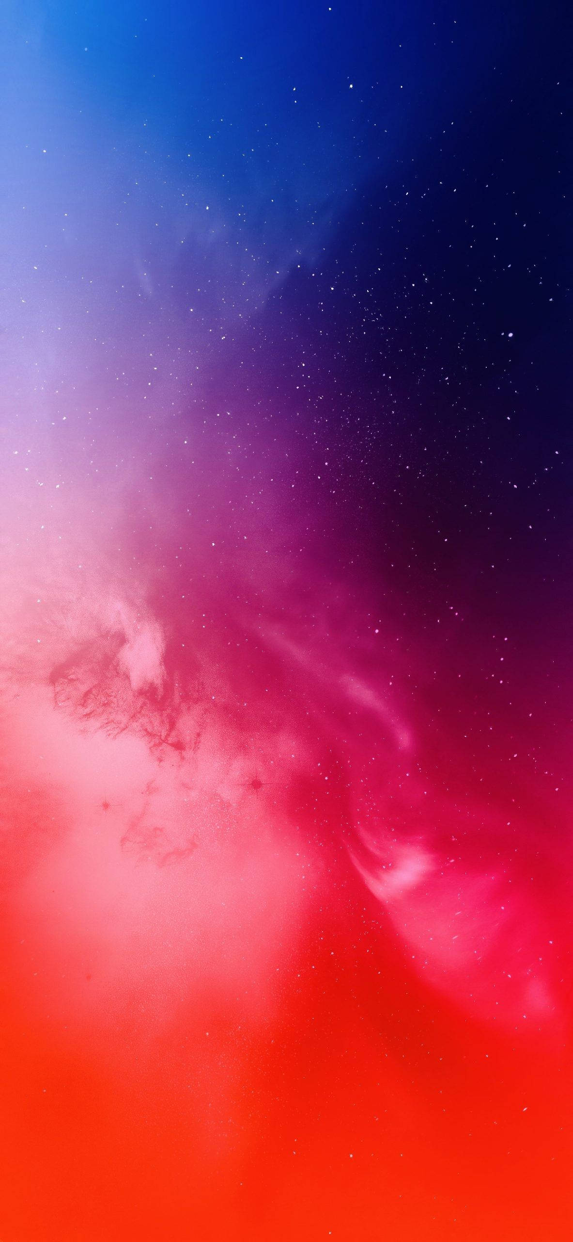 Galaksitaivas liukuvärillä punainen iPhone Taustakuvat