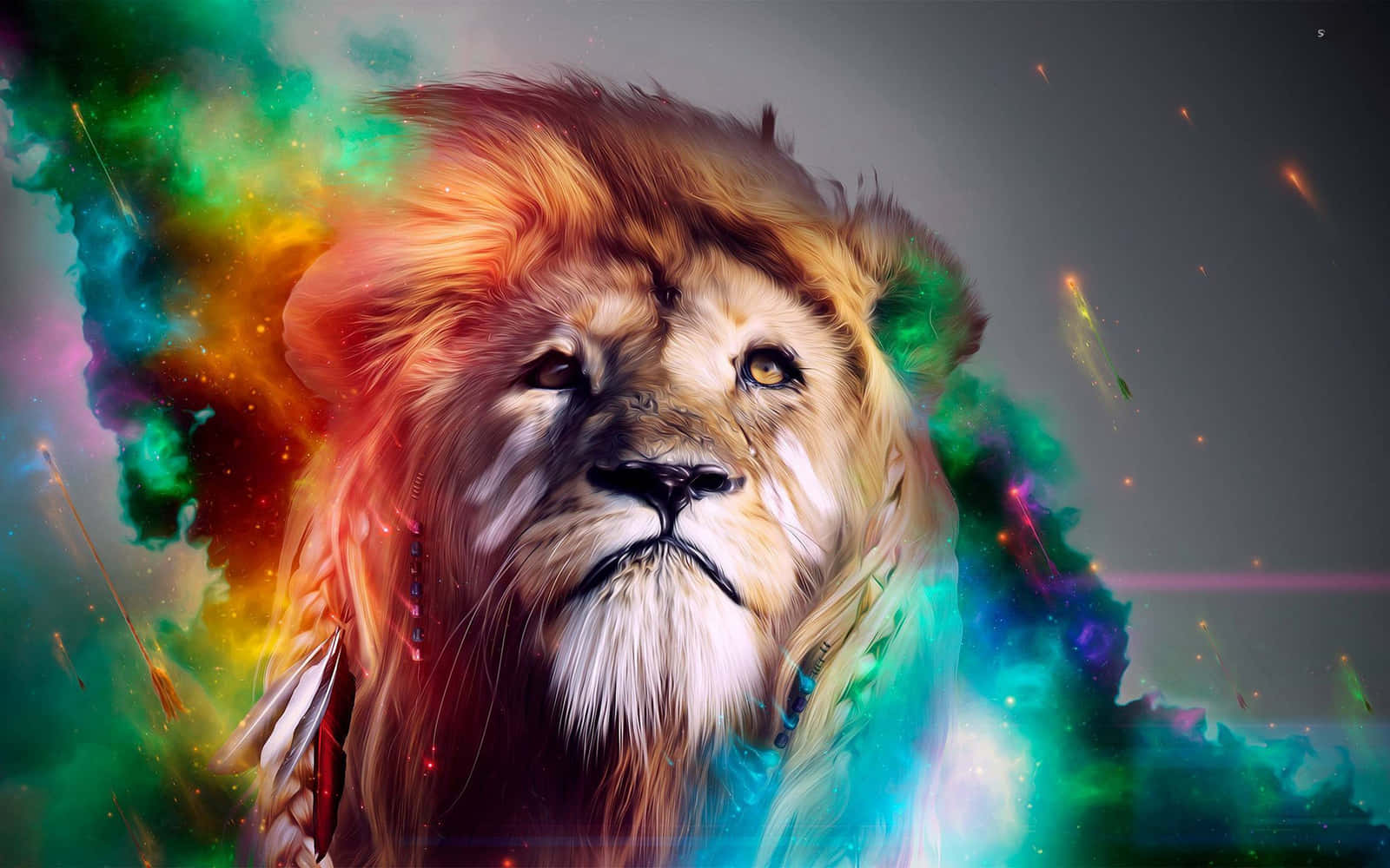 Galaxy Lion -taustakuva Taustakuvat