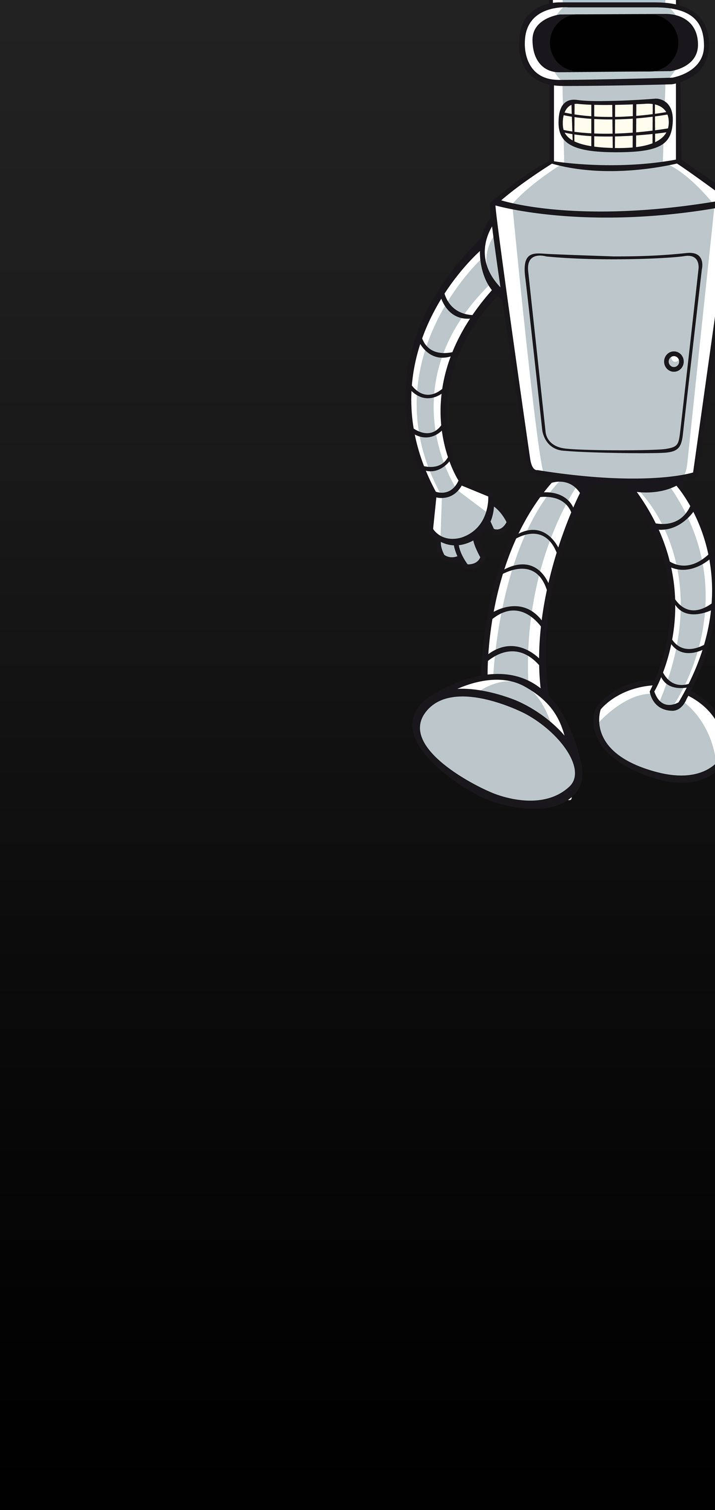 Galaxy S10 Futuraman Bender Taustakuvat