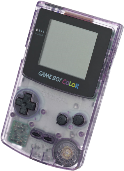 Game Boy Color Läpinäkyvä Violetti Taustakuvat