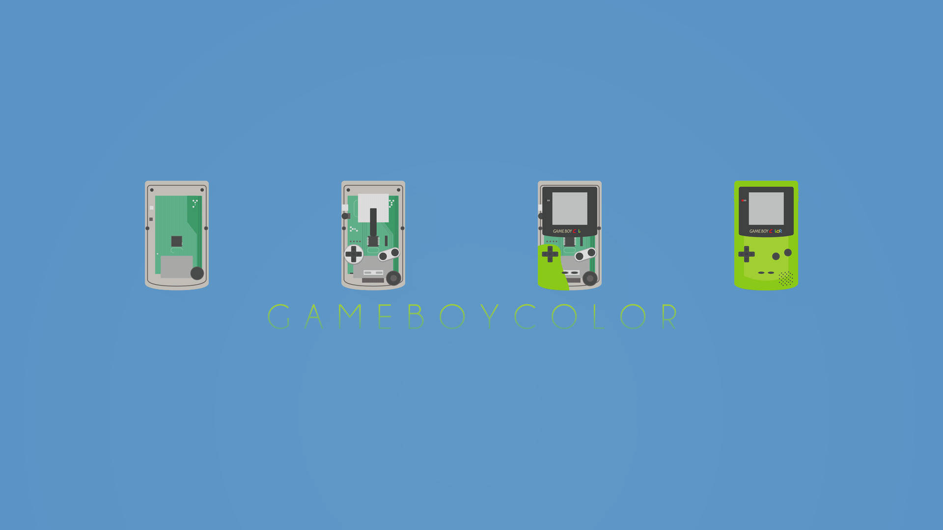 Game Boy Color Vaiheittainen Rakentaminen Taustakuvat