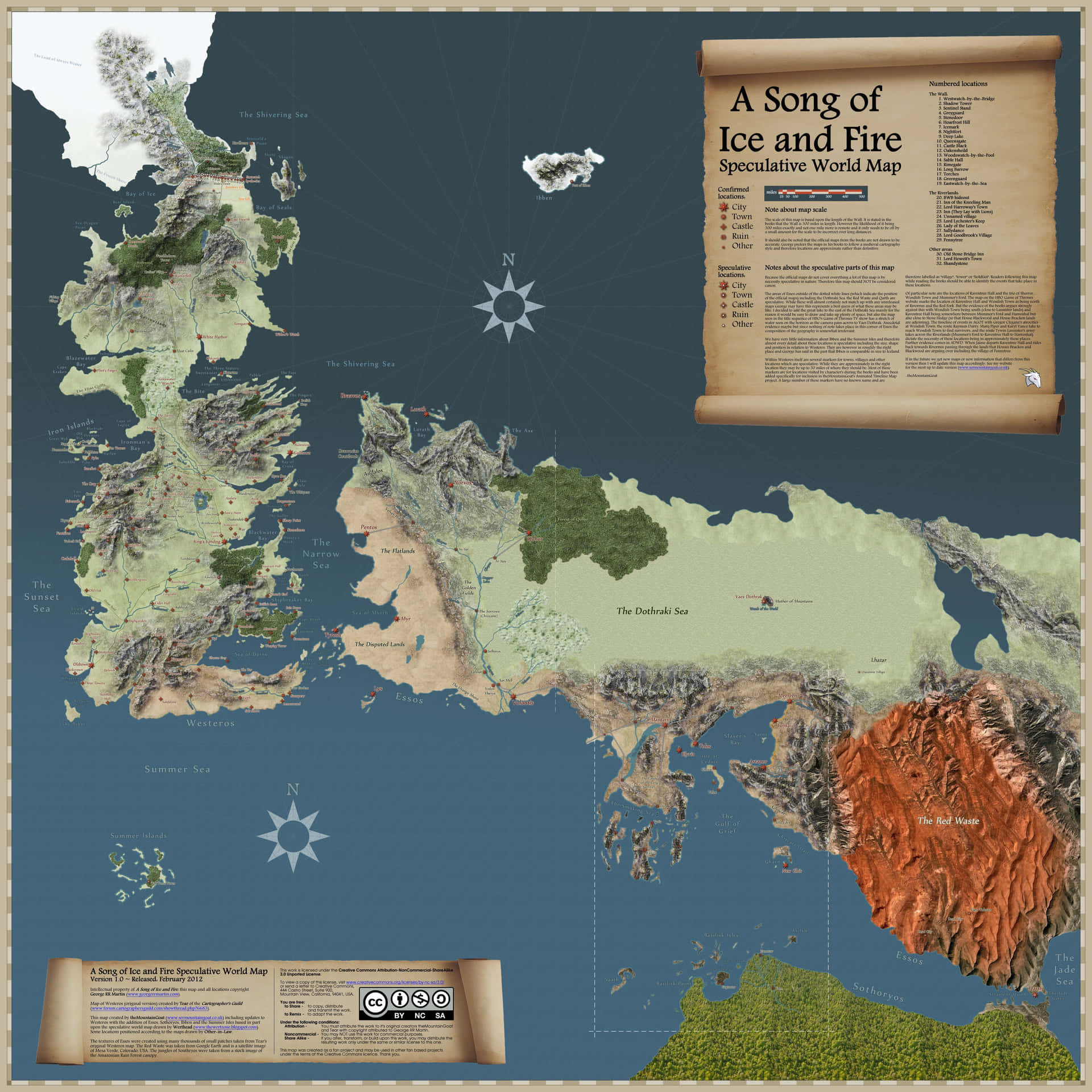 Game of Thrones -kartta