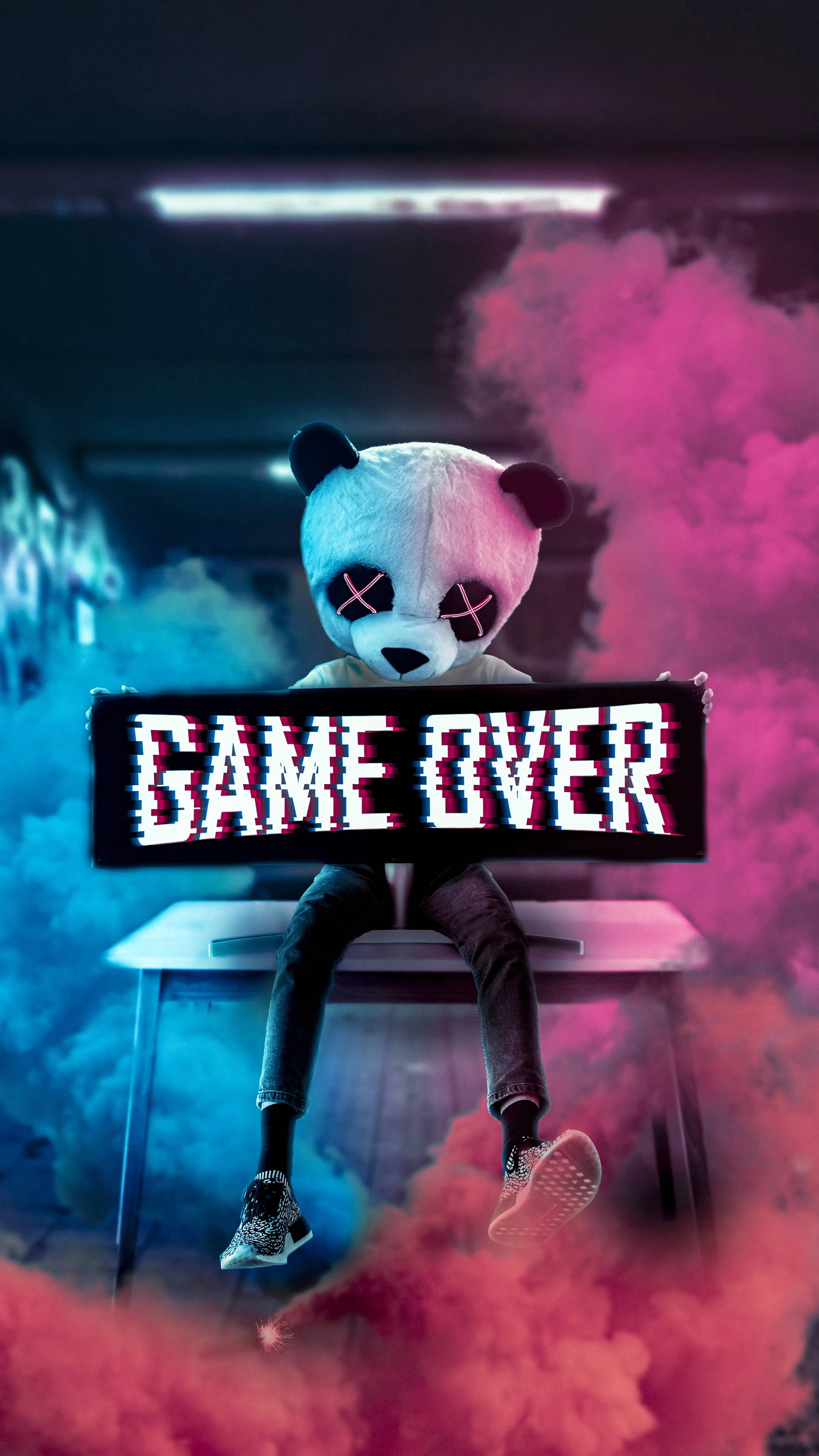 Game Over 8K Pelitausta Taustakuvat