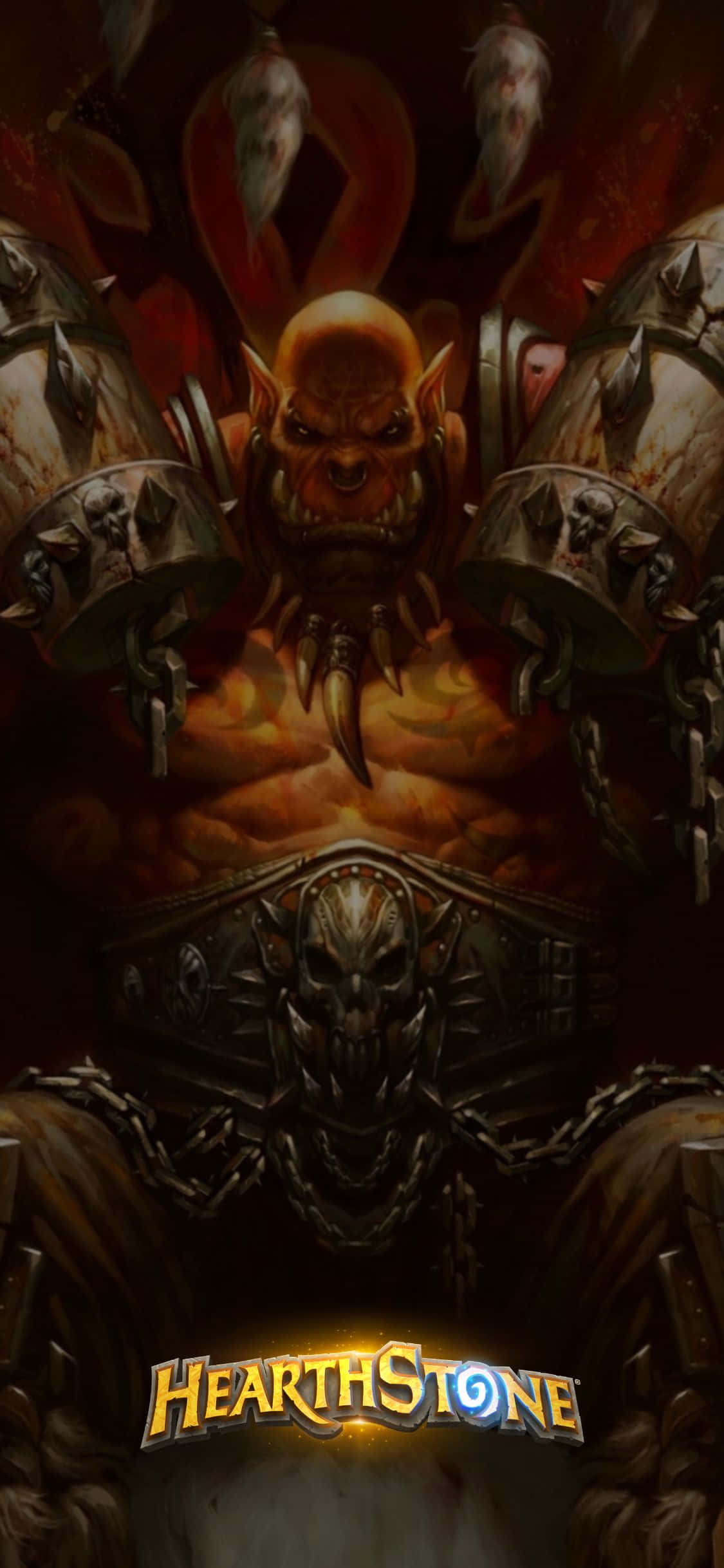 Garrosh Hellscream iPhone XS Hearthstone -taustakuva Taustakuvat