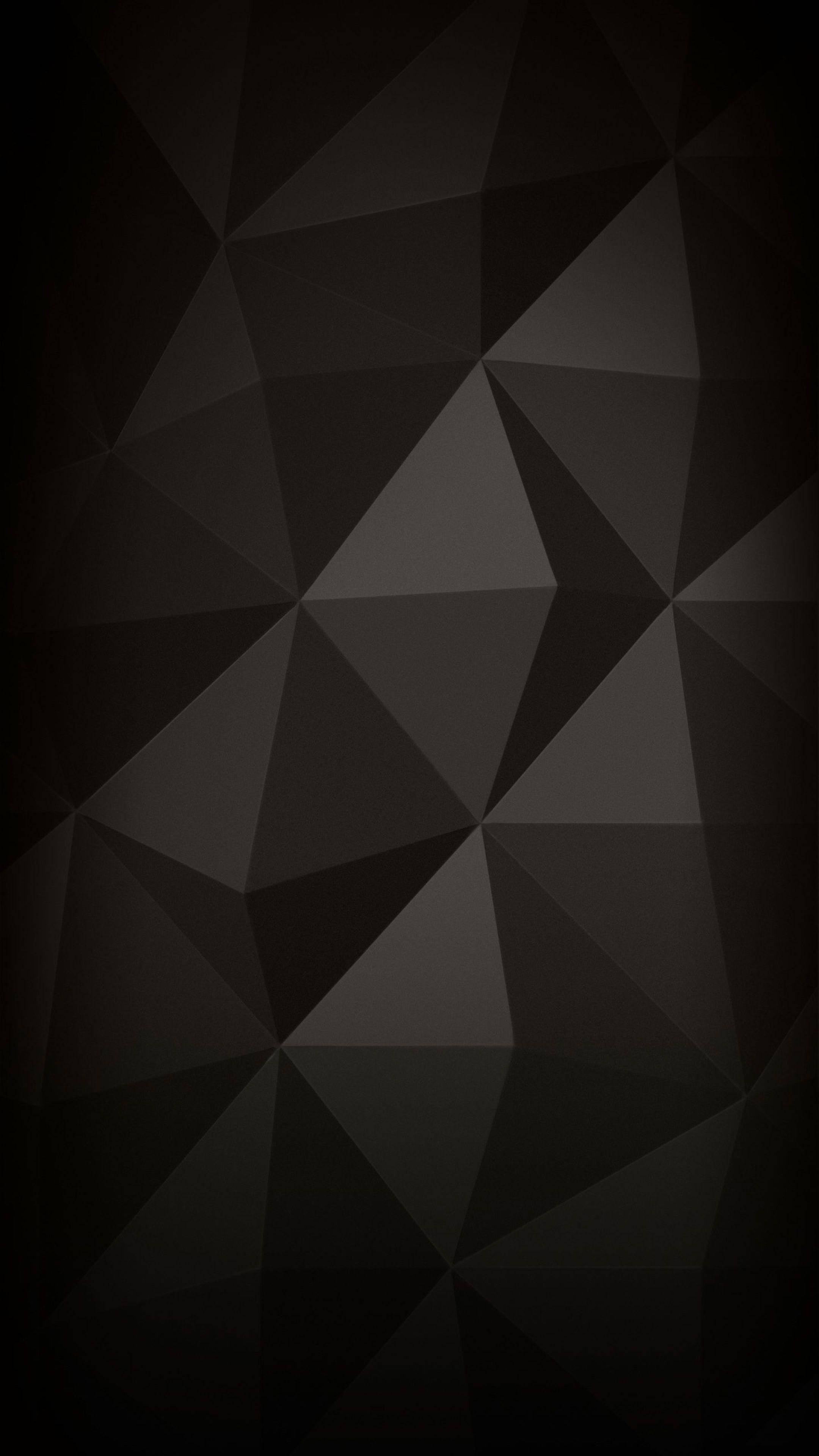 Geometrinen 4K Ultra HD tumma puhelin Taustakuvat