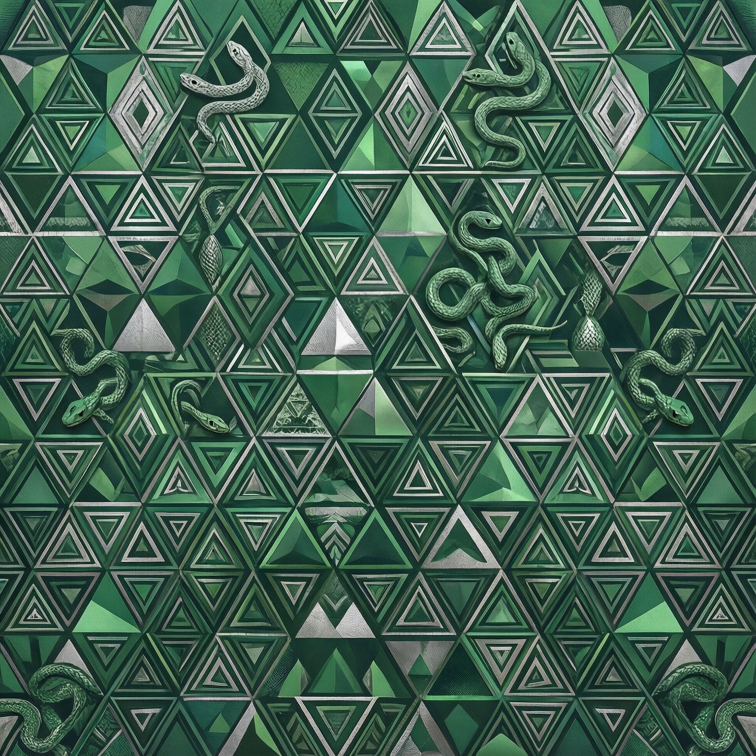Geometrinen Slytherin-kuvio Taustakuvat