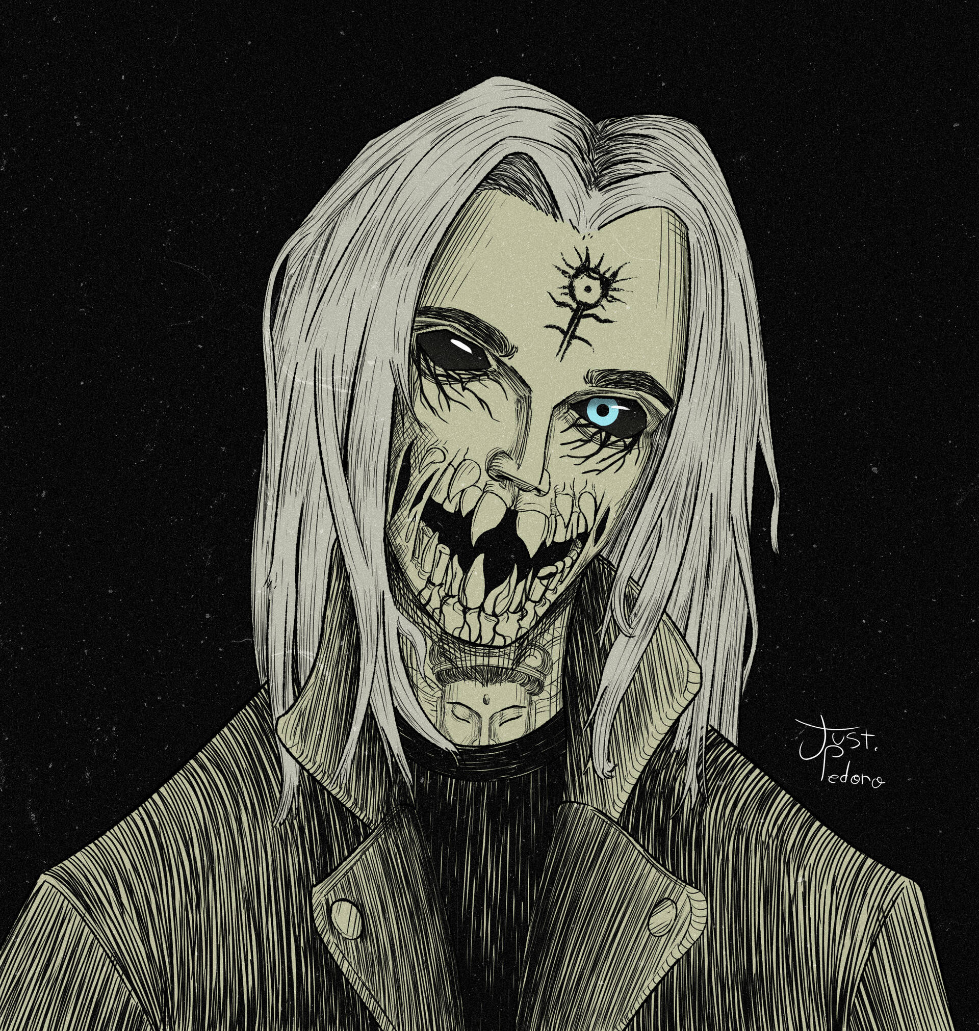 Ghostemane hirviömäiset hampaat Taustakuvat