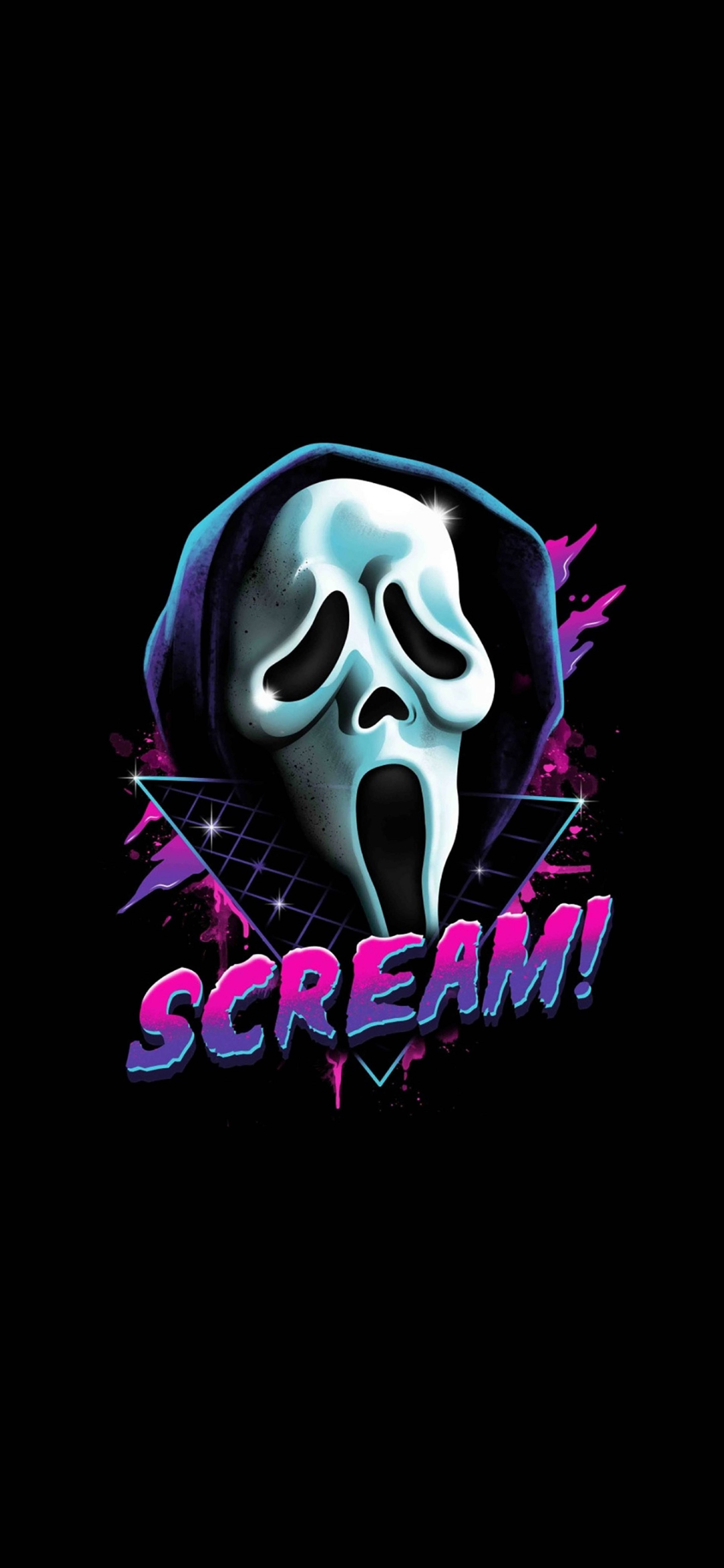 Ghostface Scream -retrotaide Taustakuvat