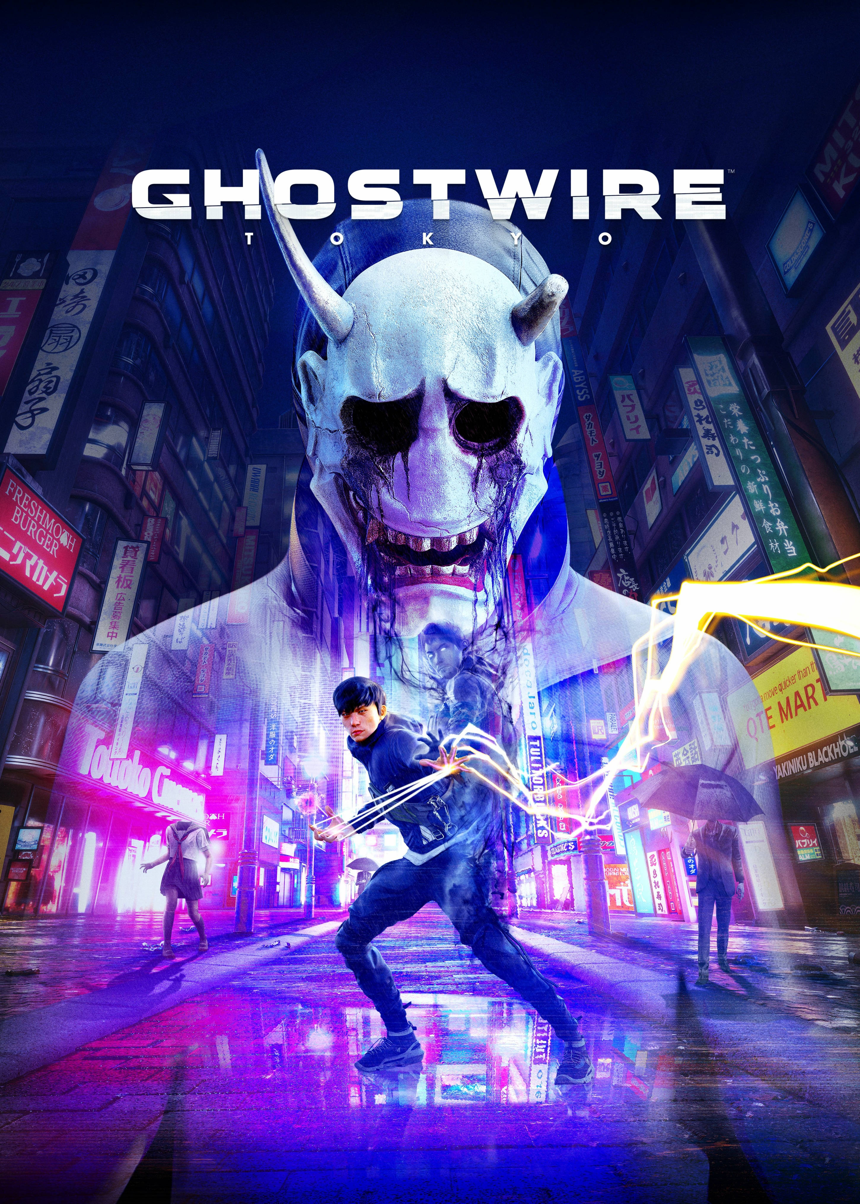 Ghostwire Tokyo virallinen pelikansi Taustakuvat