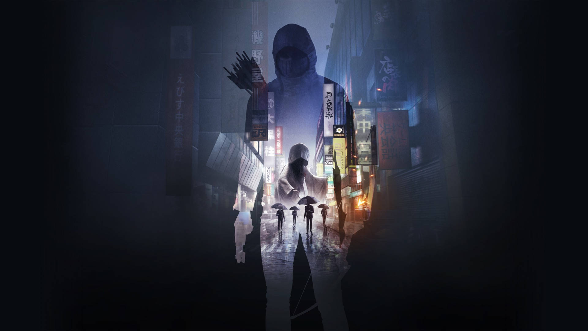 Ghostwire Tokyo - virallinen taide Taustakuvat