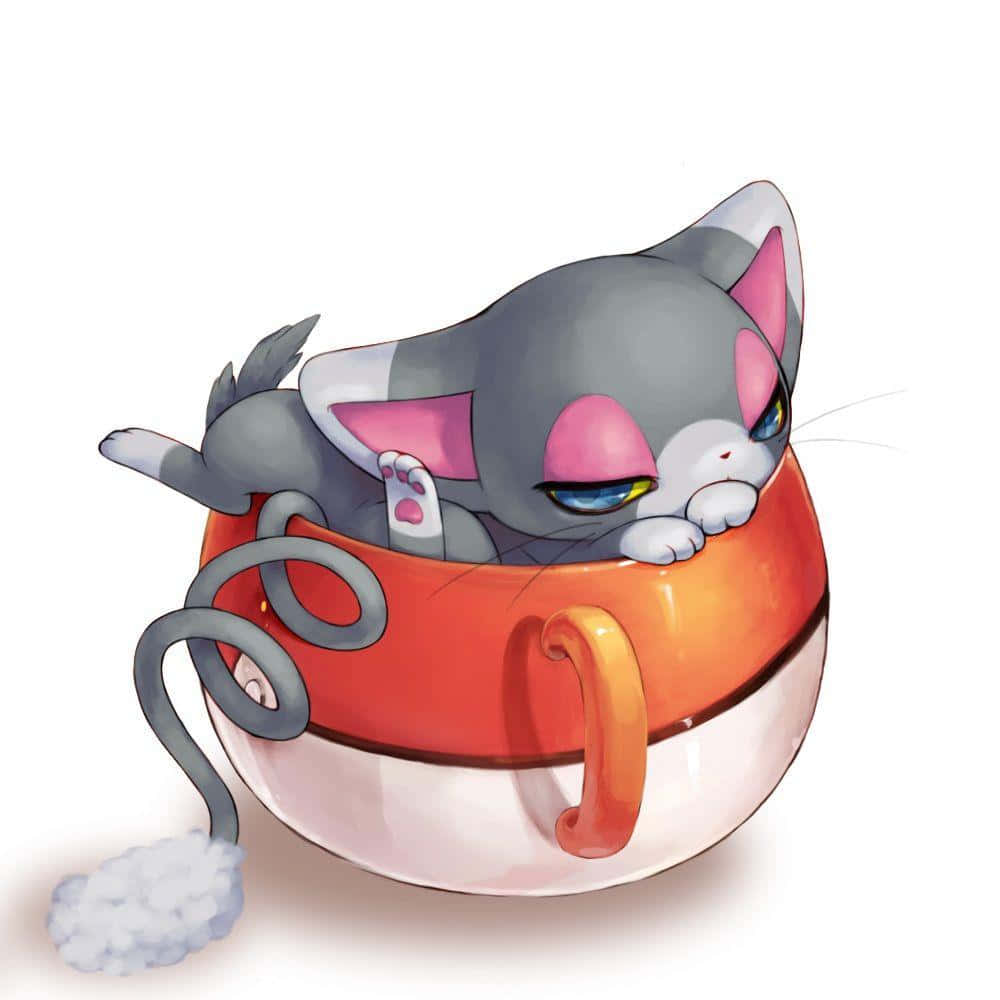 Glameow nukkumassa mukissa Taustakuvat
