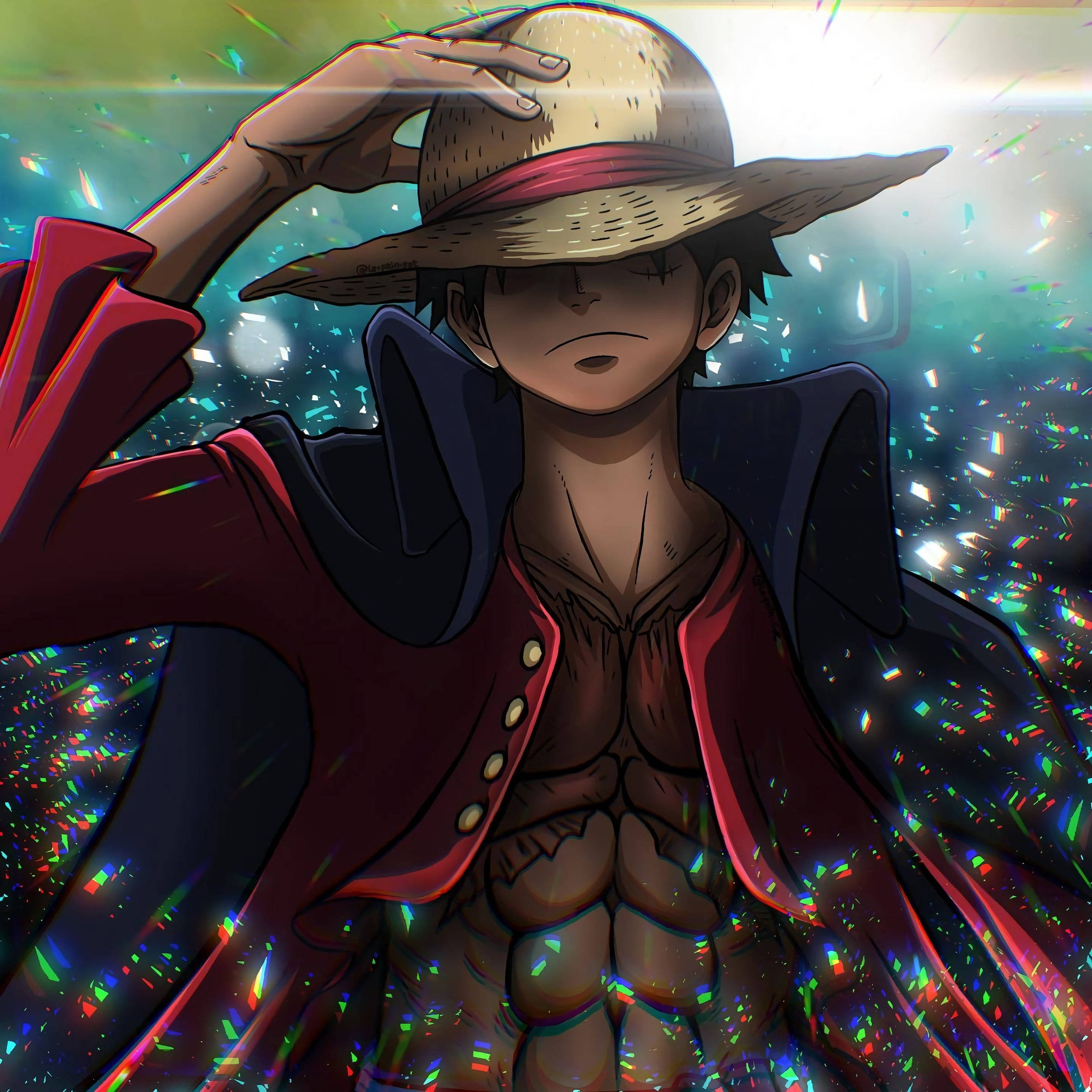 Glitchcore Luffy Estetiikka Taustakuvat