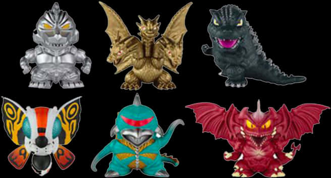 Godzilla- ja Kaiju-hahmokokoelma Taustakuvat