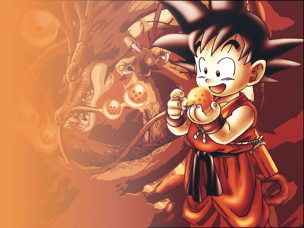 Dragon Ball super broly Gohan pitelemässä keltaista palloa, jossa on tähtiä, super saiyan -hahmoja.