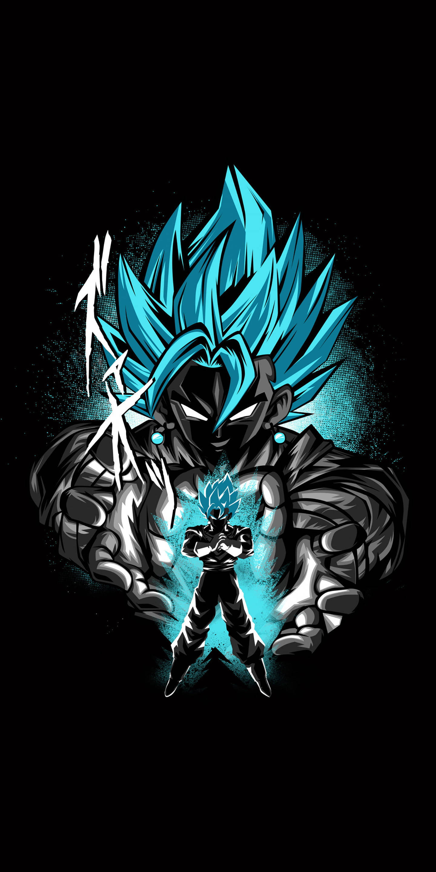 Goku Black PFP Sininen Aura Taustakuvat