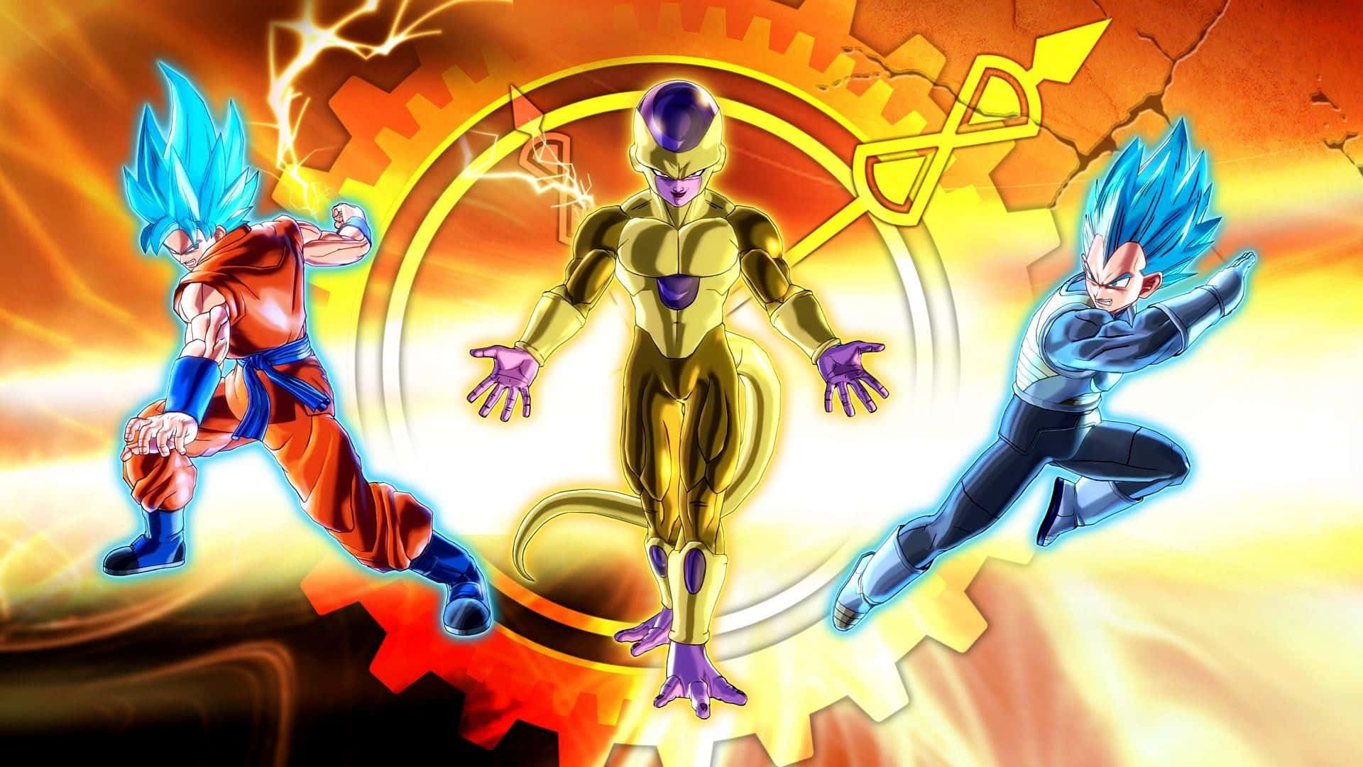 Goku ja Vegeta taistelevat loppuun asti Dragon Ball Superissa Taustakuvat