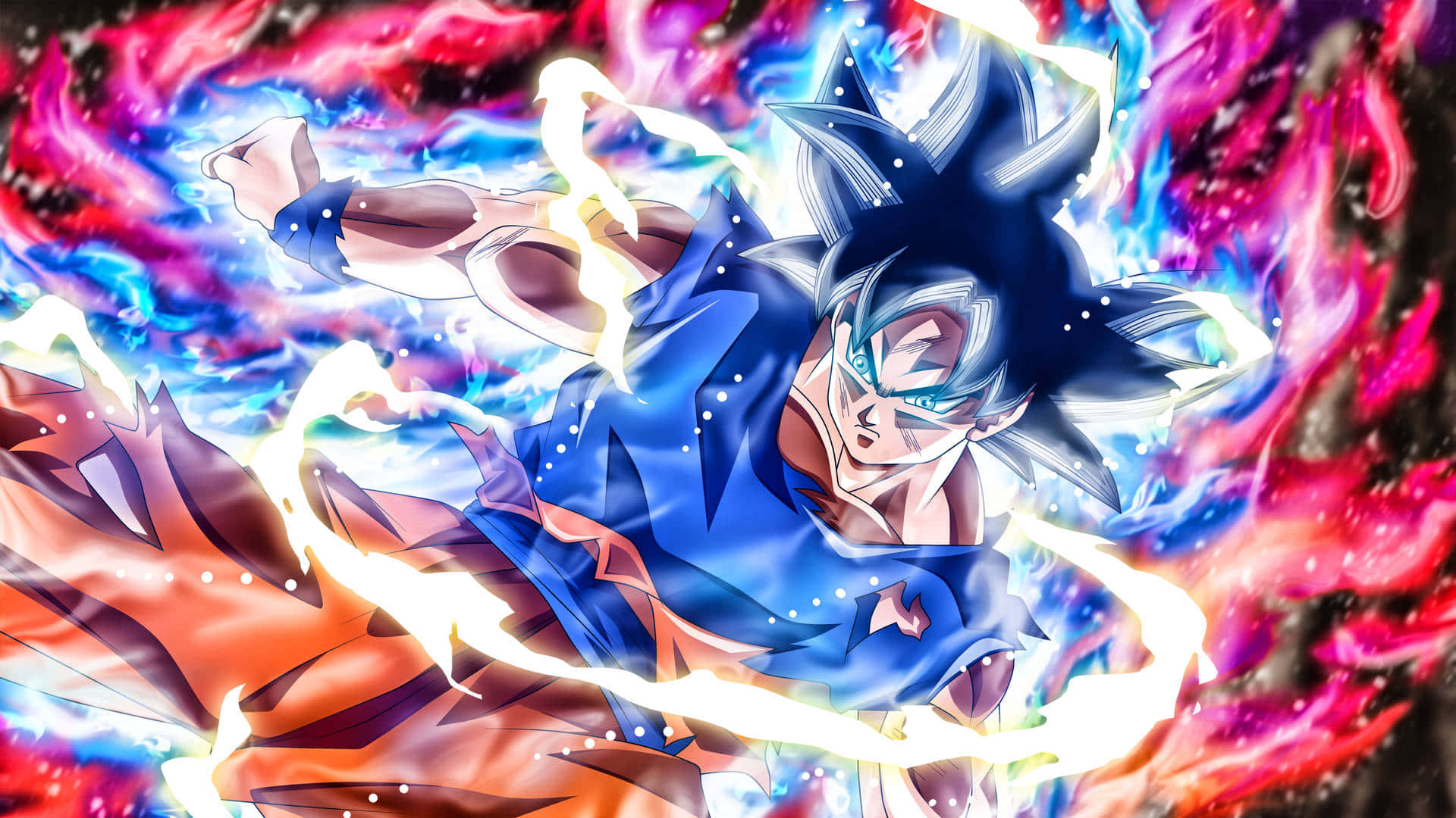 Goku käyttää Ultra Instinct-voimaansa! Taustakuvat