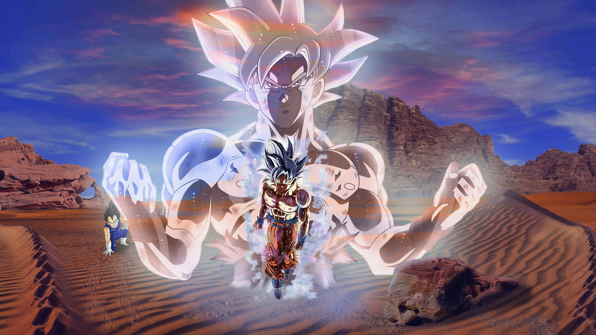 Goku käyttää Ultra Instinctiään täysillä! Taustakuvat