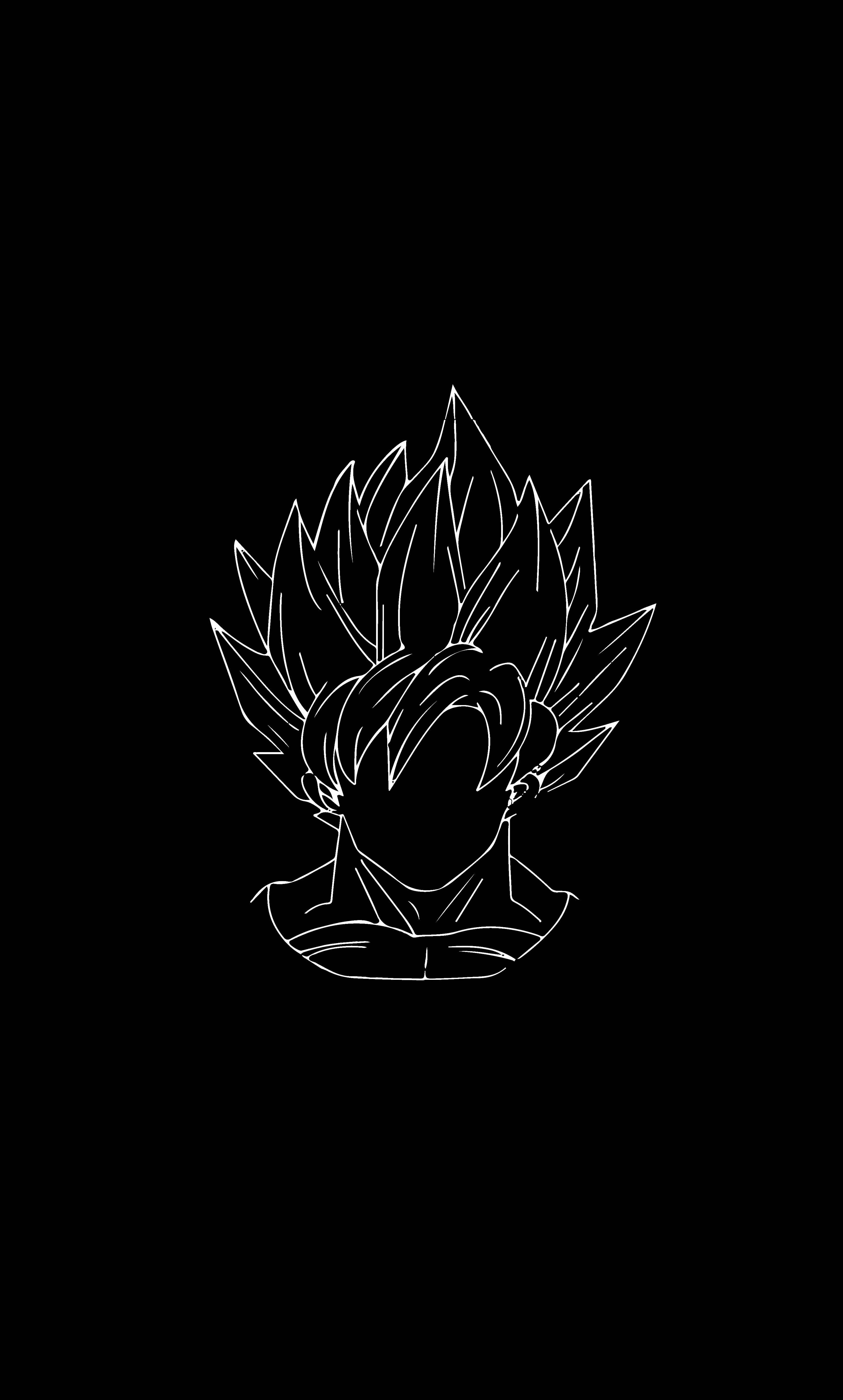 Goku-sabluunakuvitus 8K Puhelin Taustakuvat
