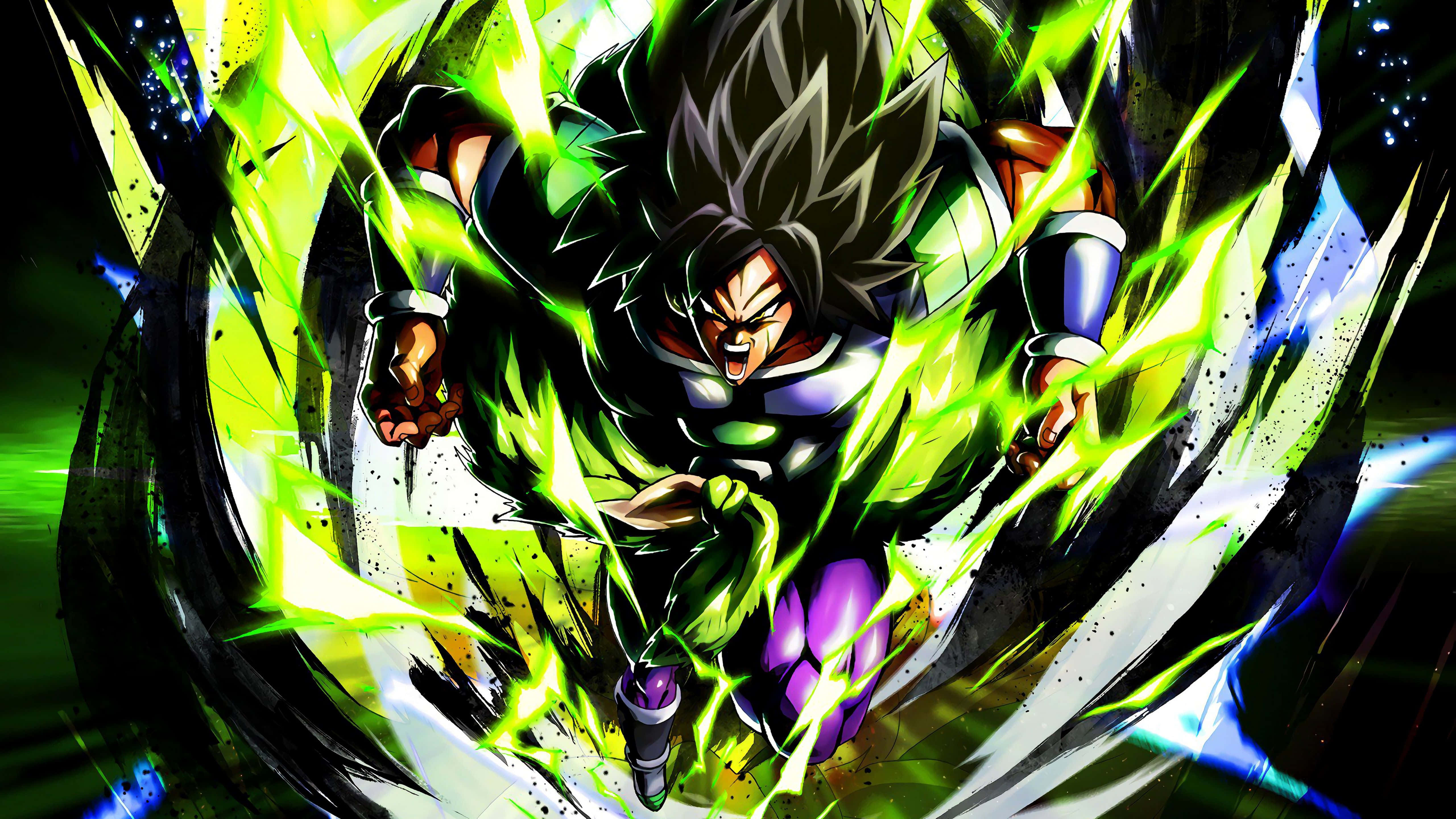 Goku, Vegeta ja Broly valmistautuvat kohtaamaan Dragon Ball Super: Broly -elokuvassa Taustakuvat