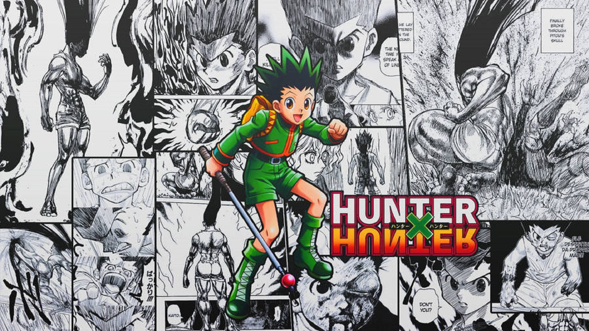 Gon Freecss Manga-paneeli Taustakuvat