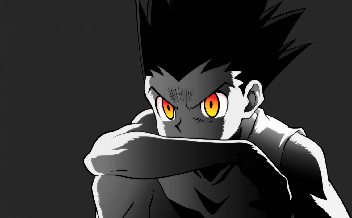 Gon Musta Anime Taustakuvat