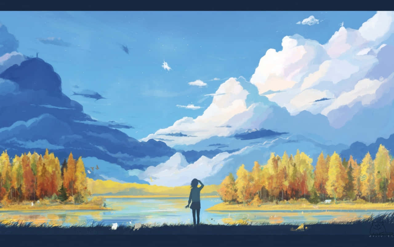 Google Anime Joen Äärellä Taustakuvat