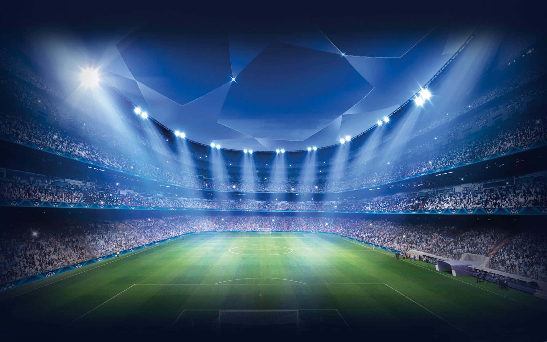 Graafinen jalkapallokenttä stadiontaustakuva Taustakuvat