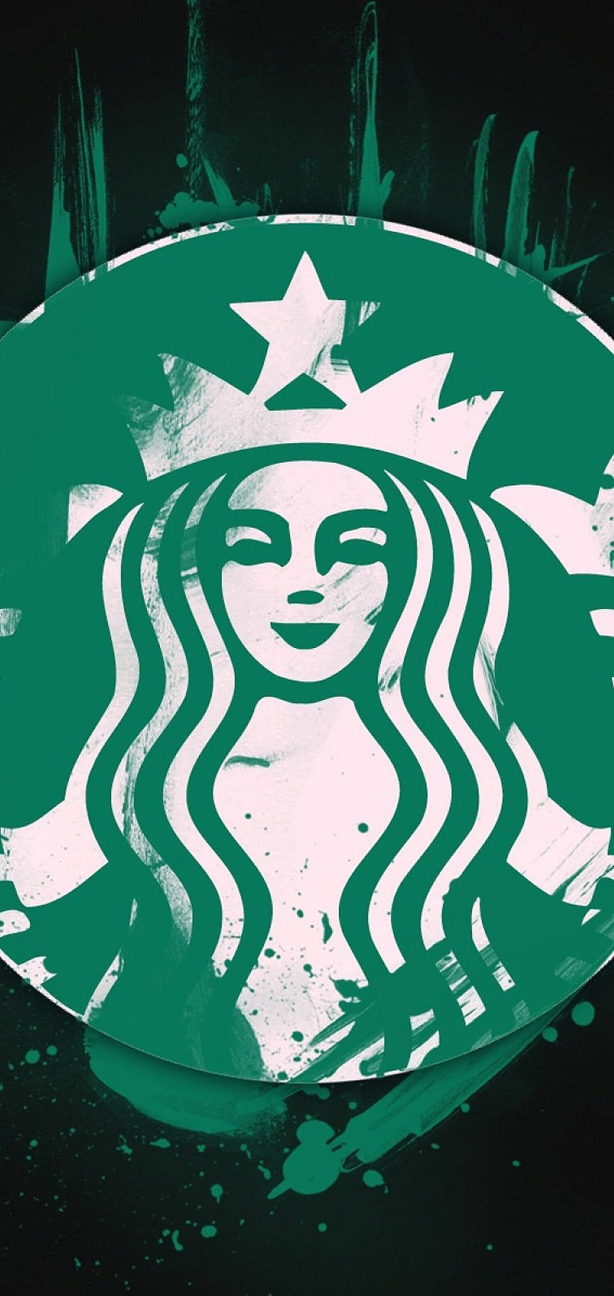 Grafiitti Starbucks iPhone Taustakuvat