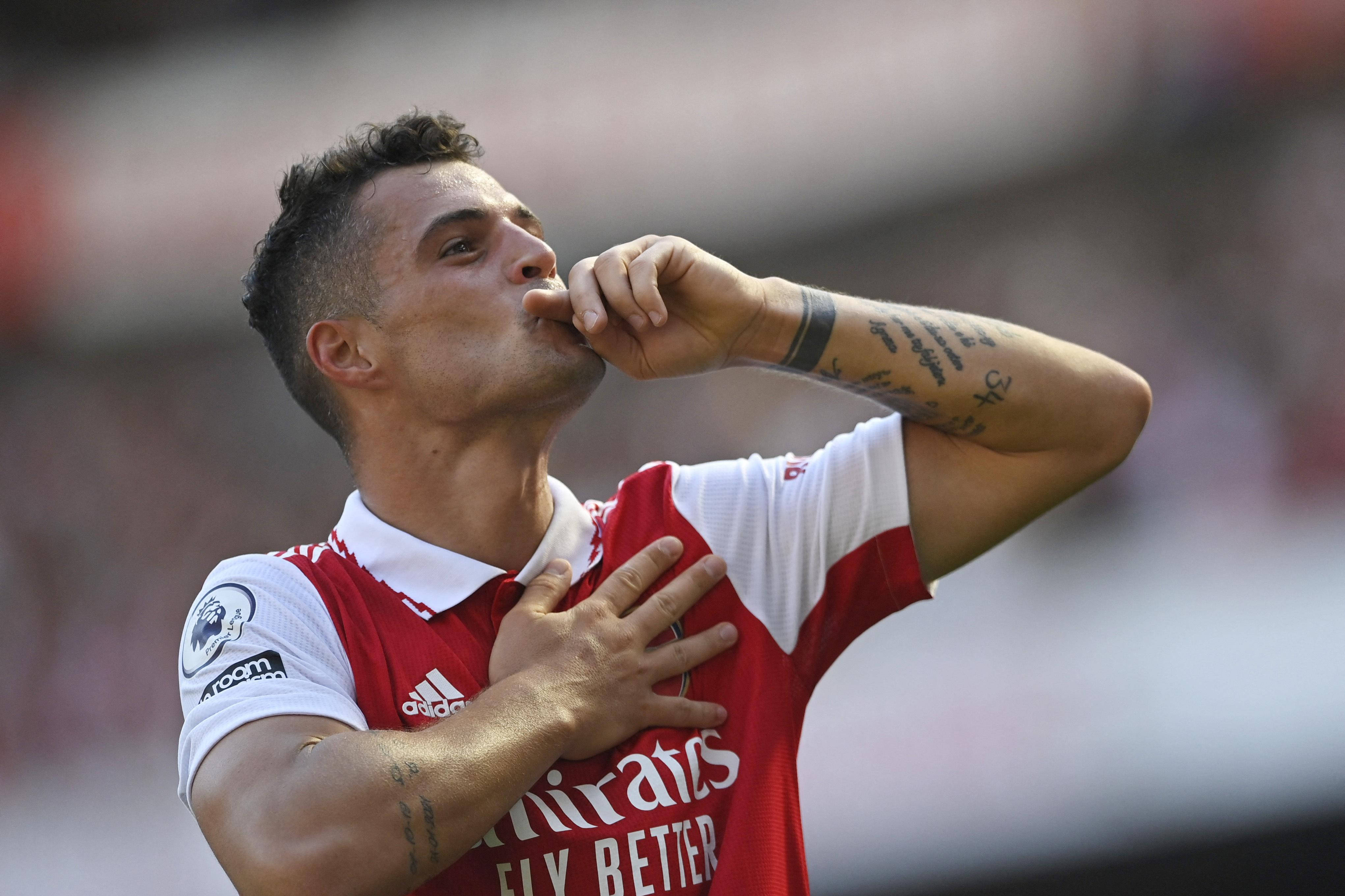 Granit Xhaka lentosuukko Taustakuvat