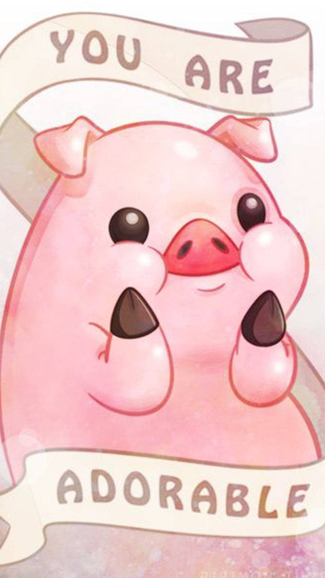 Gravity Falls Waddles Sarjakuva Puhelin Taustakuvat