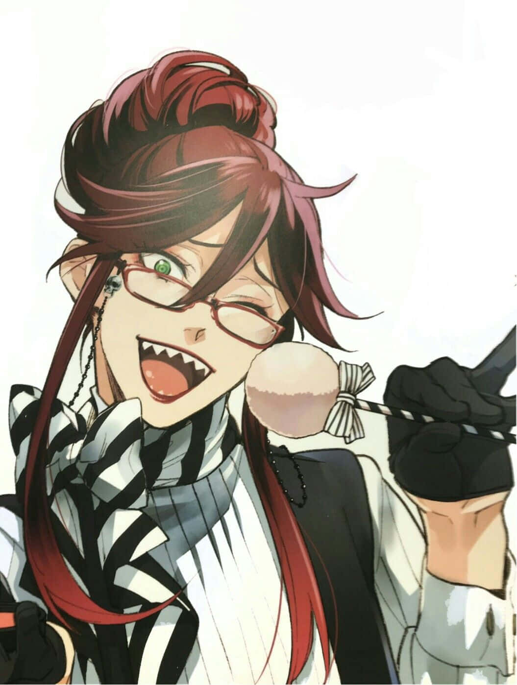 Grell Sutcliff iskee värikkään ja kiihkeän asennon vangitsevassa kuvituksessa. Taustakuvat