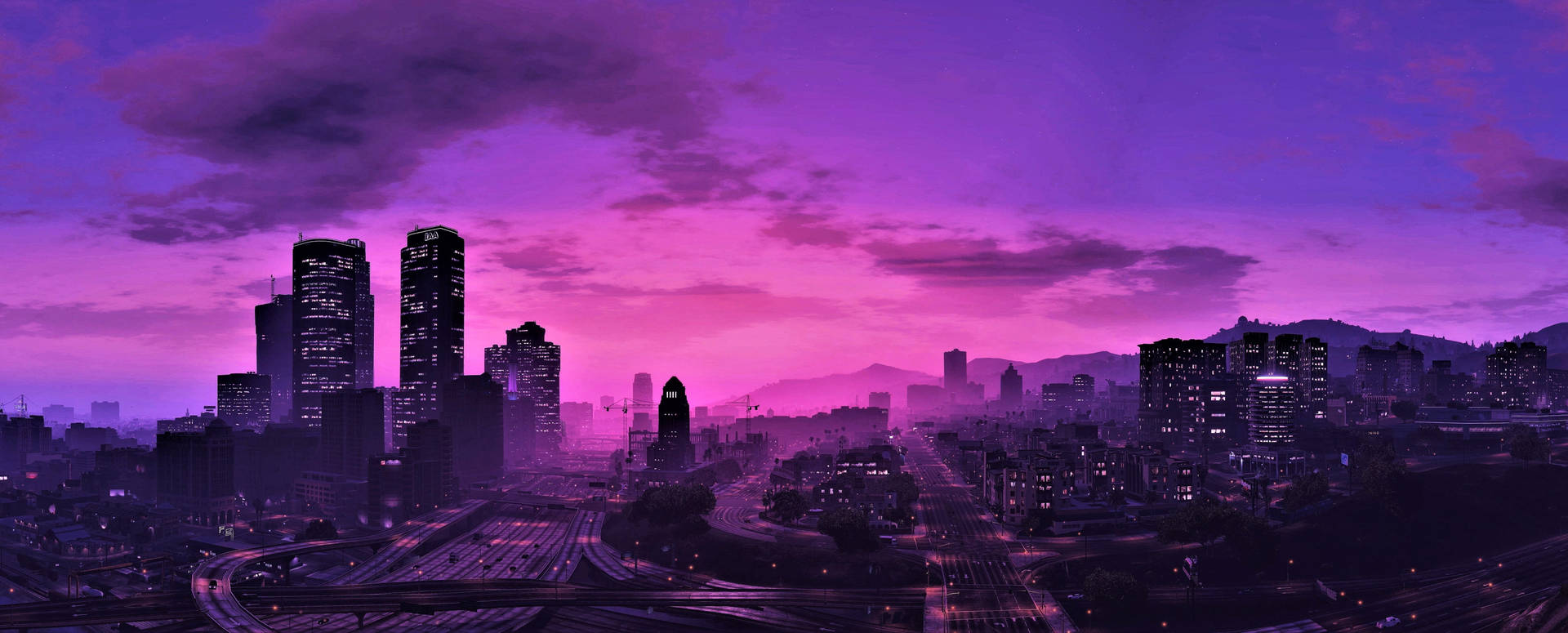 GTA 5 Purppurataivas 1080p Pelaaminen