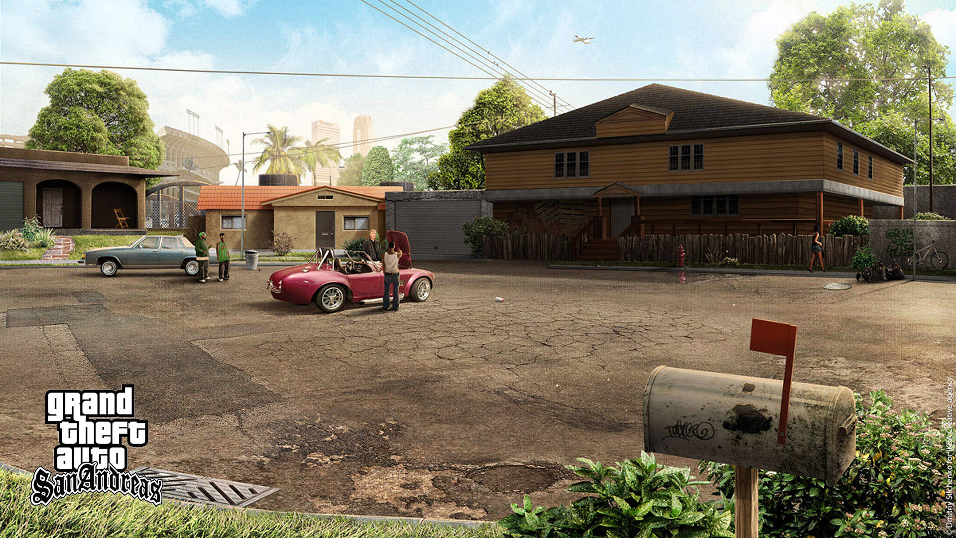 GTA SA 4K iso piha Taustakuvat