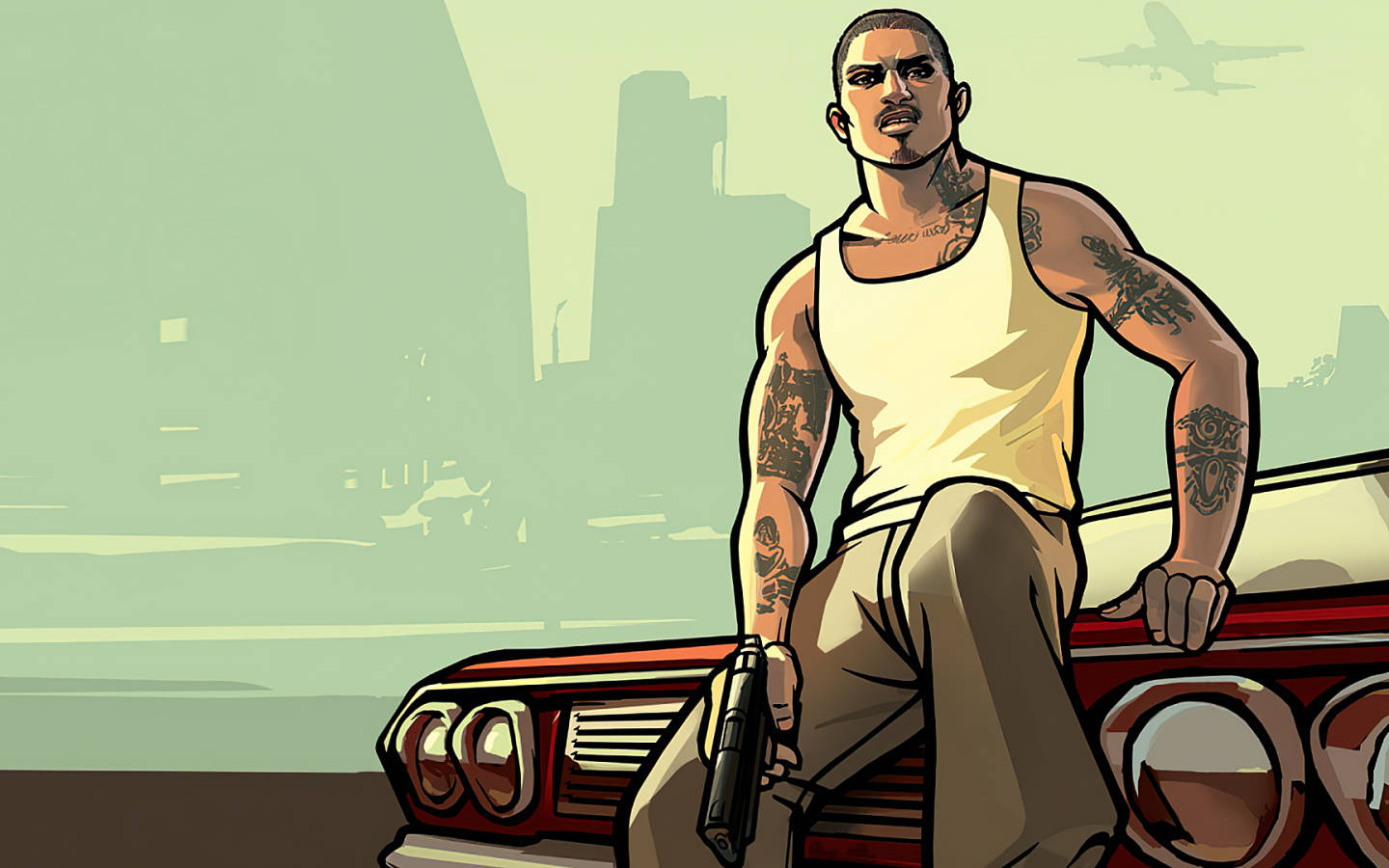 GTA SA 4K Päähenkilö Taustakuvat