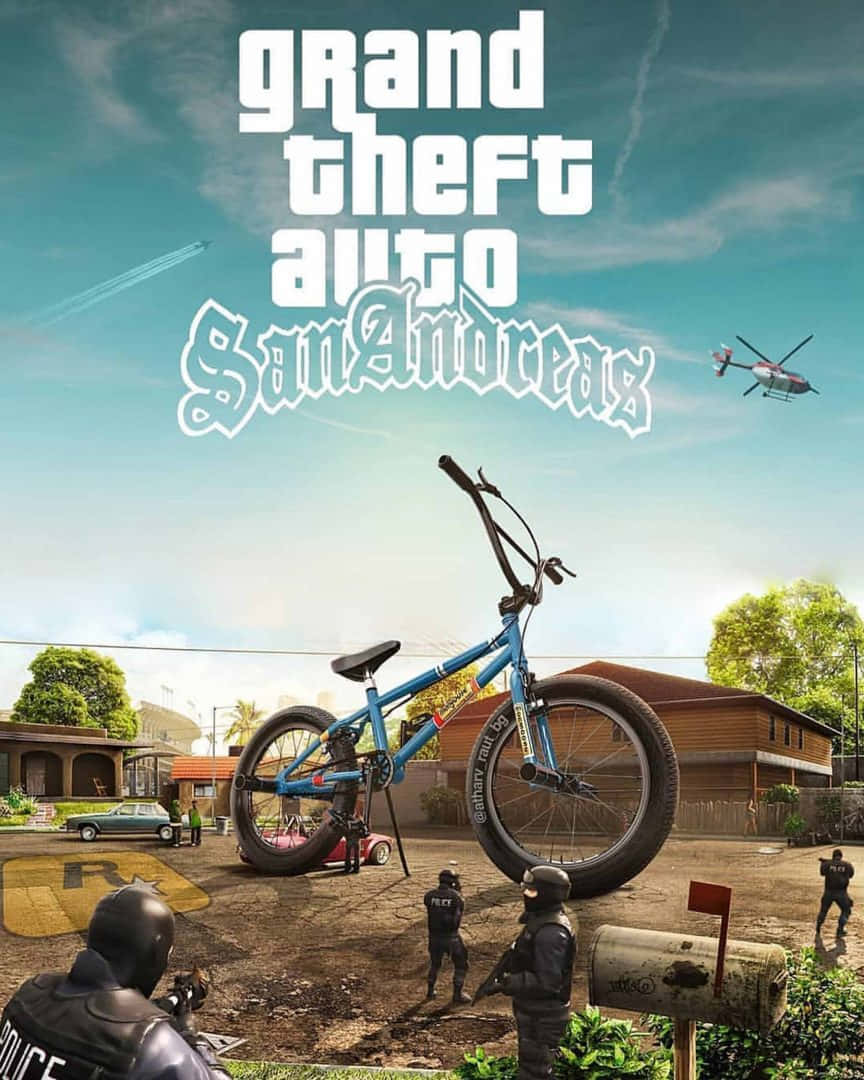 Gta Taustakuva Grand Theft Auto San Andreas Iso BMX Pyörä Taustakuvat