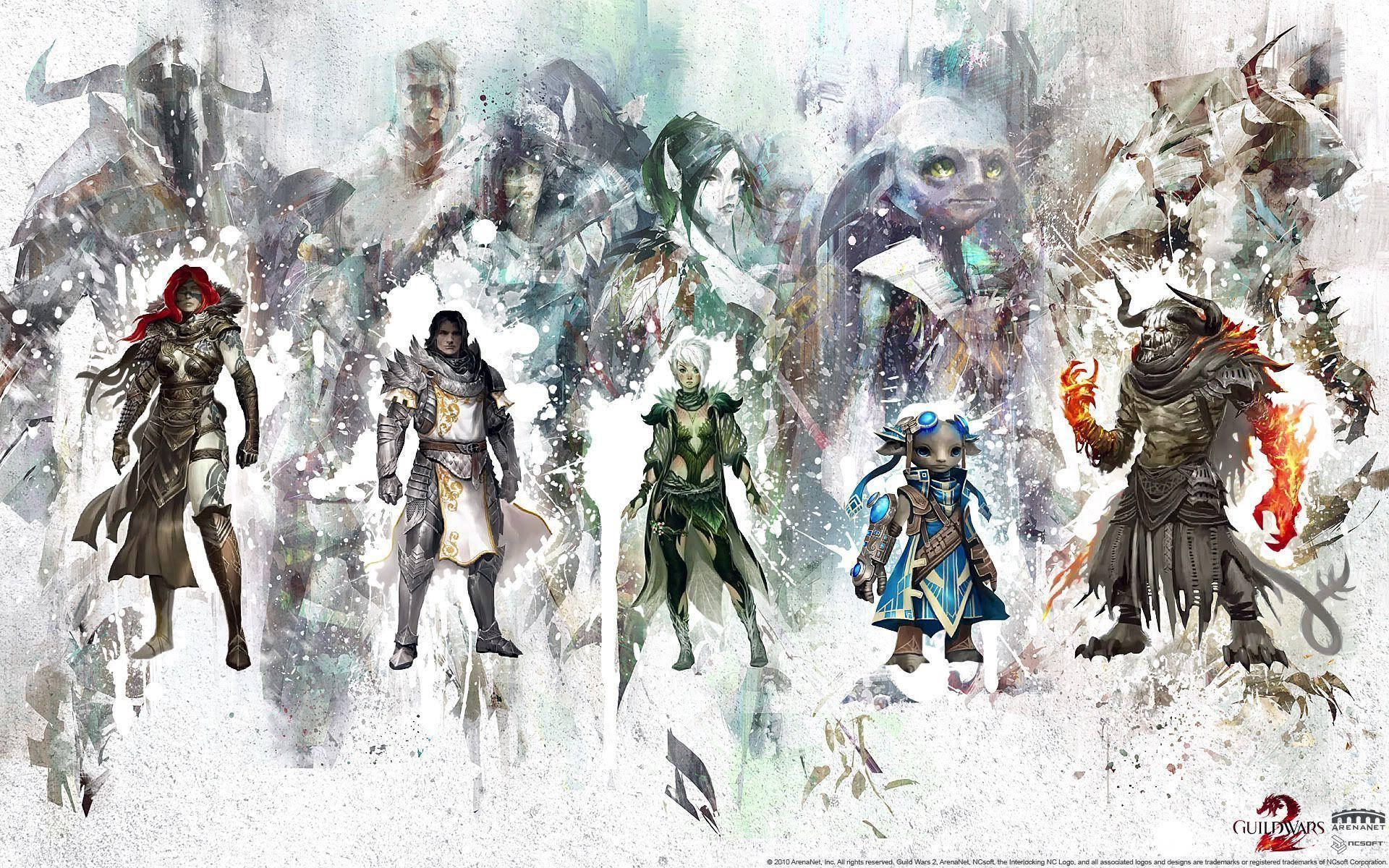 Guild Wars 2 Abstrakti Taide Taustakuvat