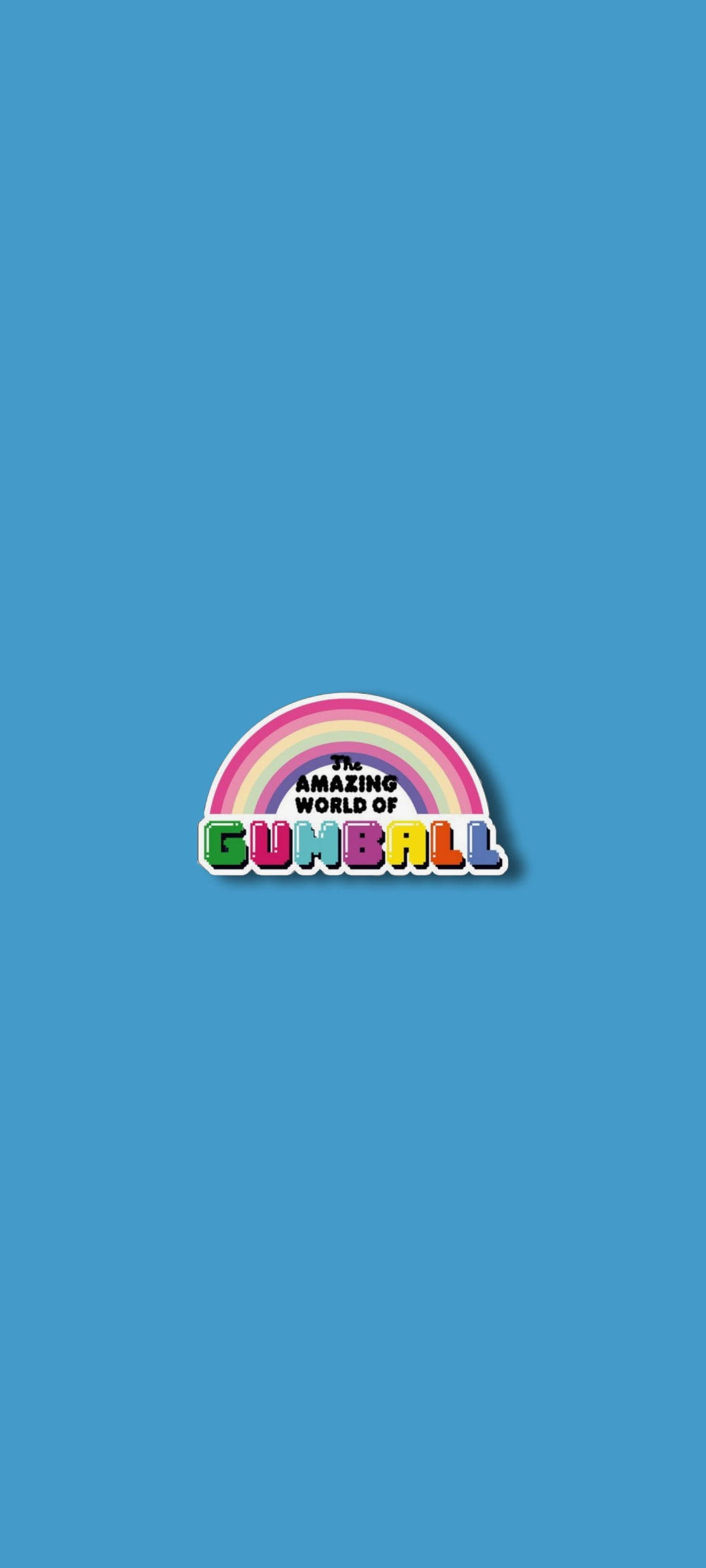 Gumball Yksinkertainen Sininen Estetiikka Taustakuvat