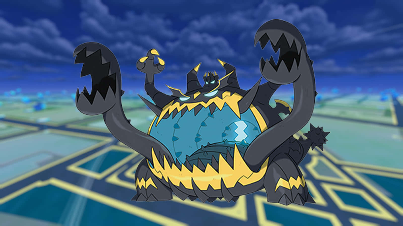 Guzzlord Pokemon Go Yötaivas Taustakuvat