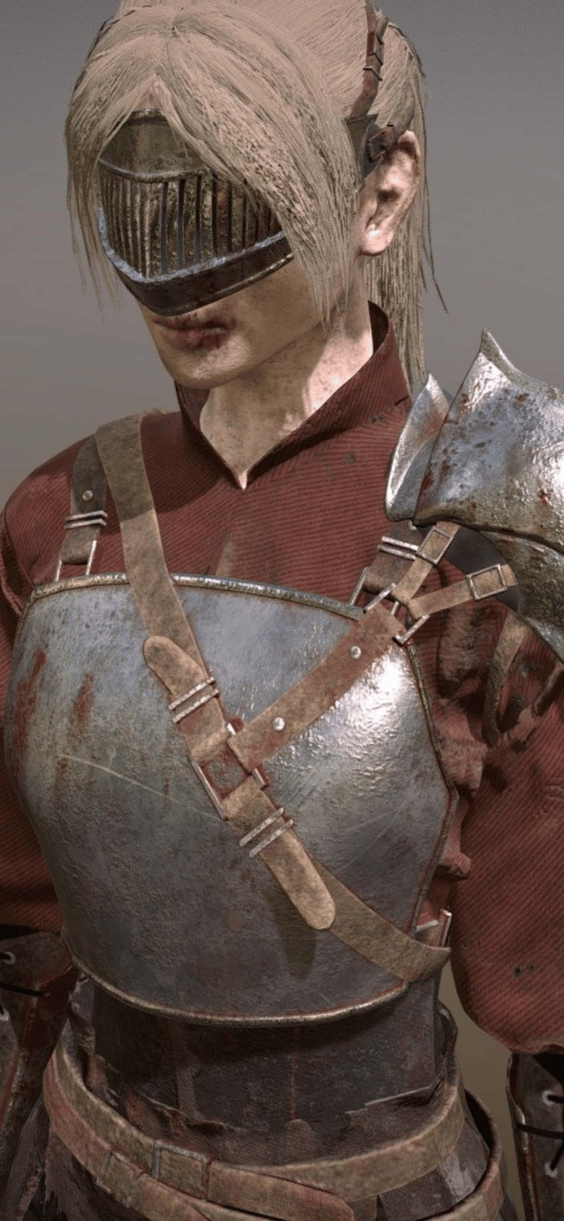 Panssaroituja naisia Mordhau-tausta iPhone XS:lle Taustakuvat