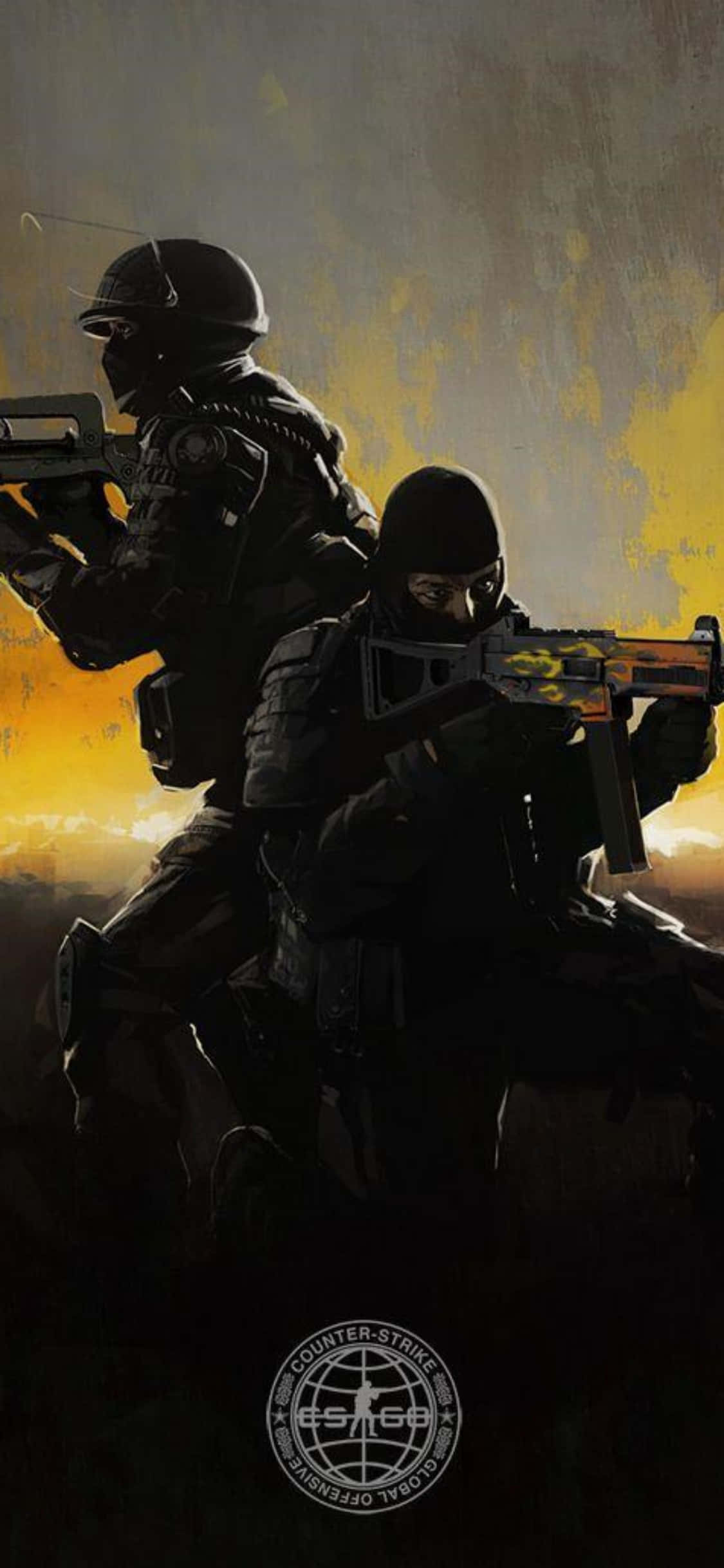 "Haasta vastustajat Counter-Strike: Global Offensivessa iPhone XS:lläsi!" Taustakuvat