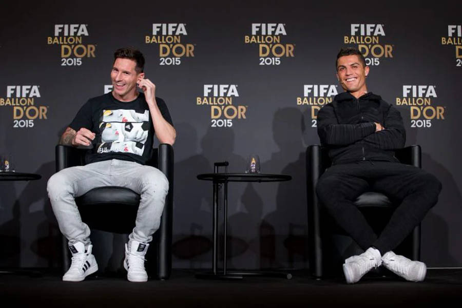 Haastattelu Messi ja Ronaldo 4K Taustakuvat