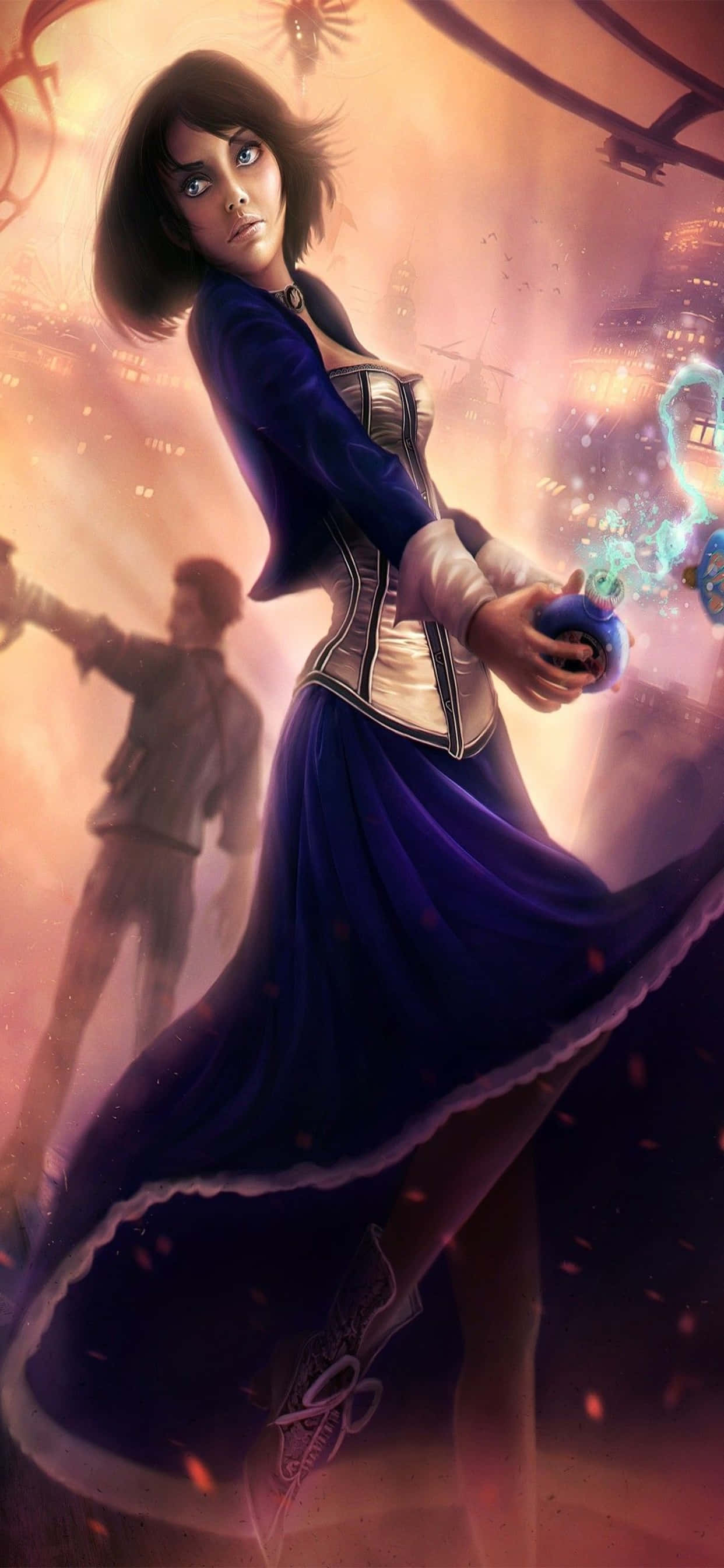 Hahmo iPhone XS Max Bioshock Infinite -taustakuva Taustakuvat